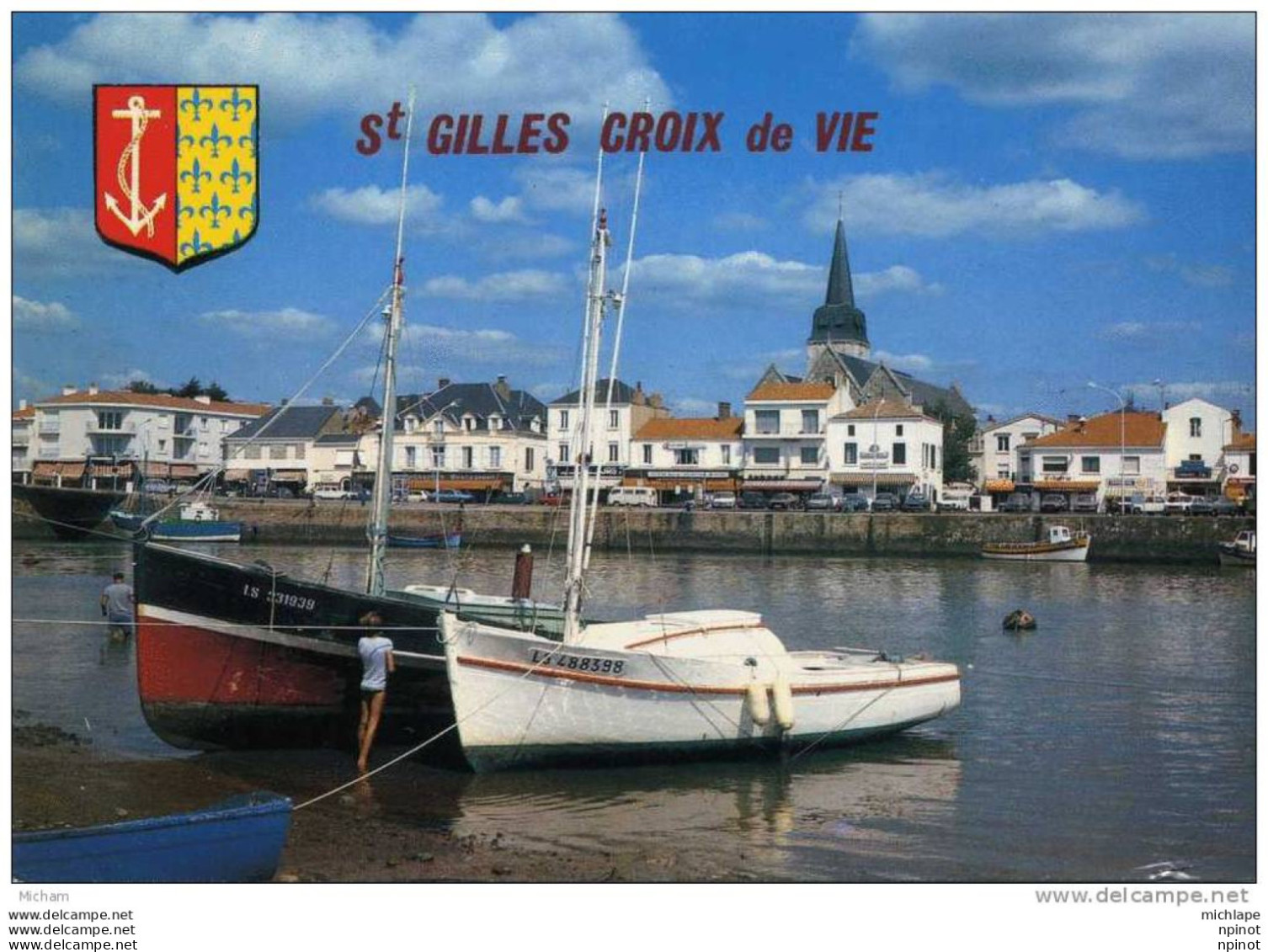 CPM  85  ST GILLES   LE PORT     PARFAIT ETAT - Saint Gilles Croix De Vie