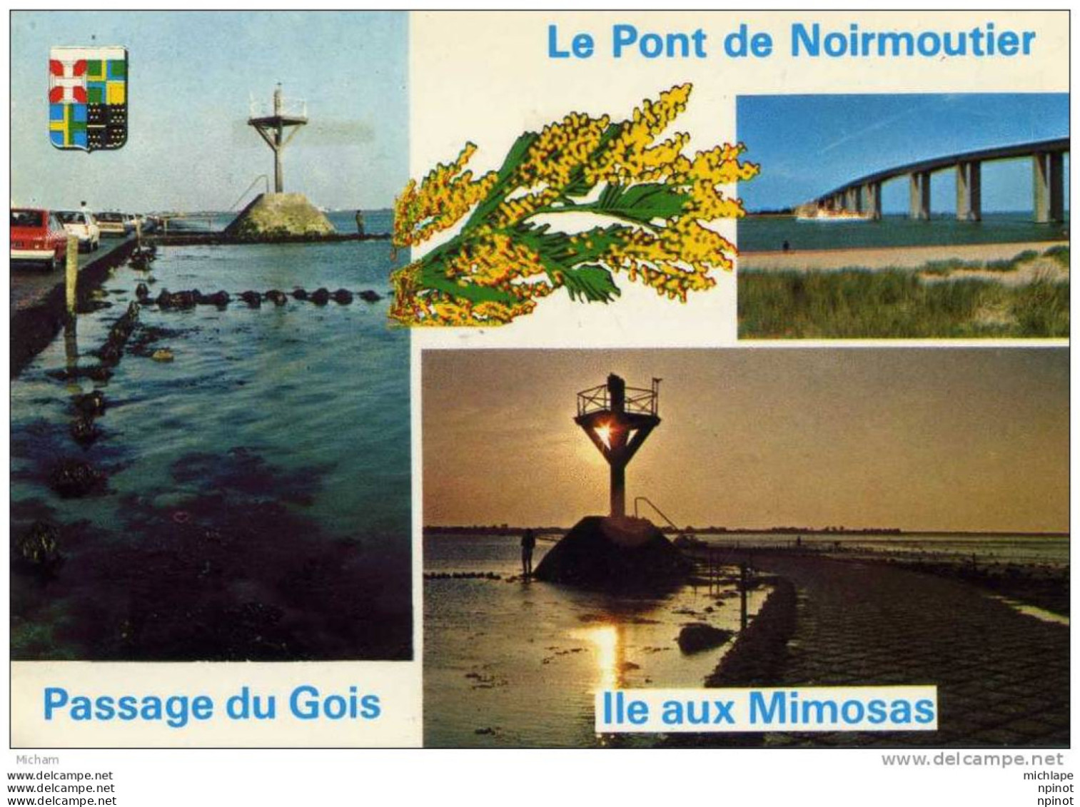 CPM  85   NOIRMOUTIER  MULTIVUE   PARFAIT ETAT - Noirmoutier