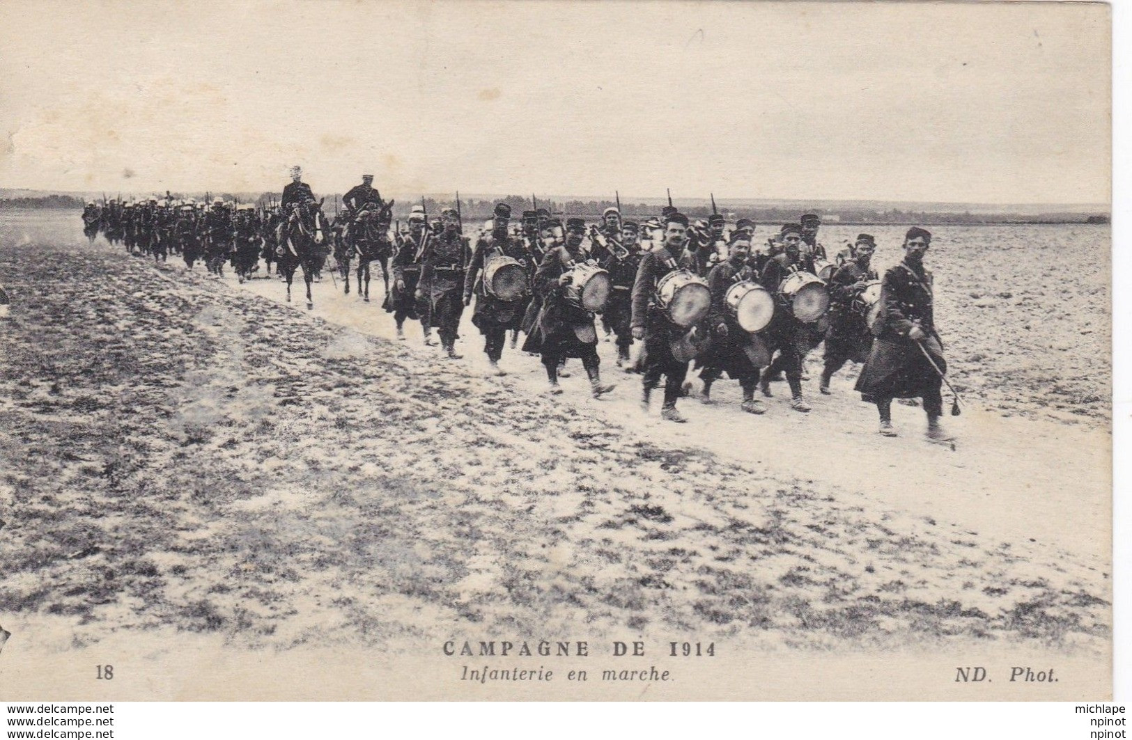 C P A Infanterie  En Marche   T B E - 1914-18