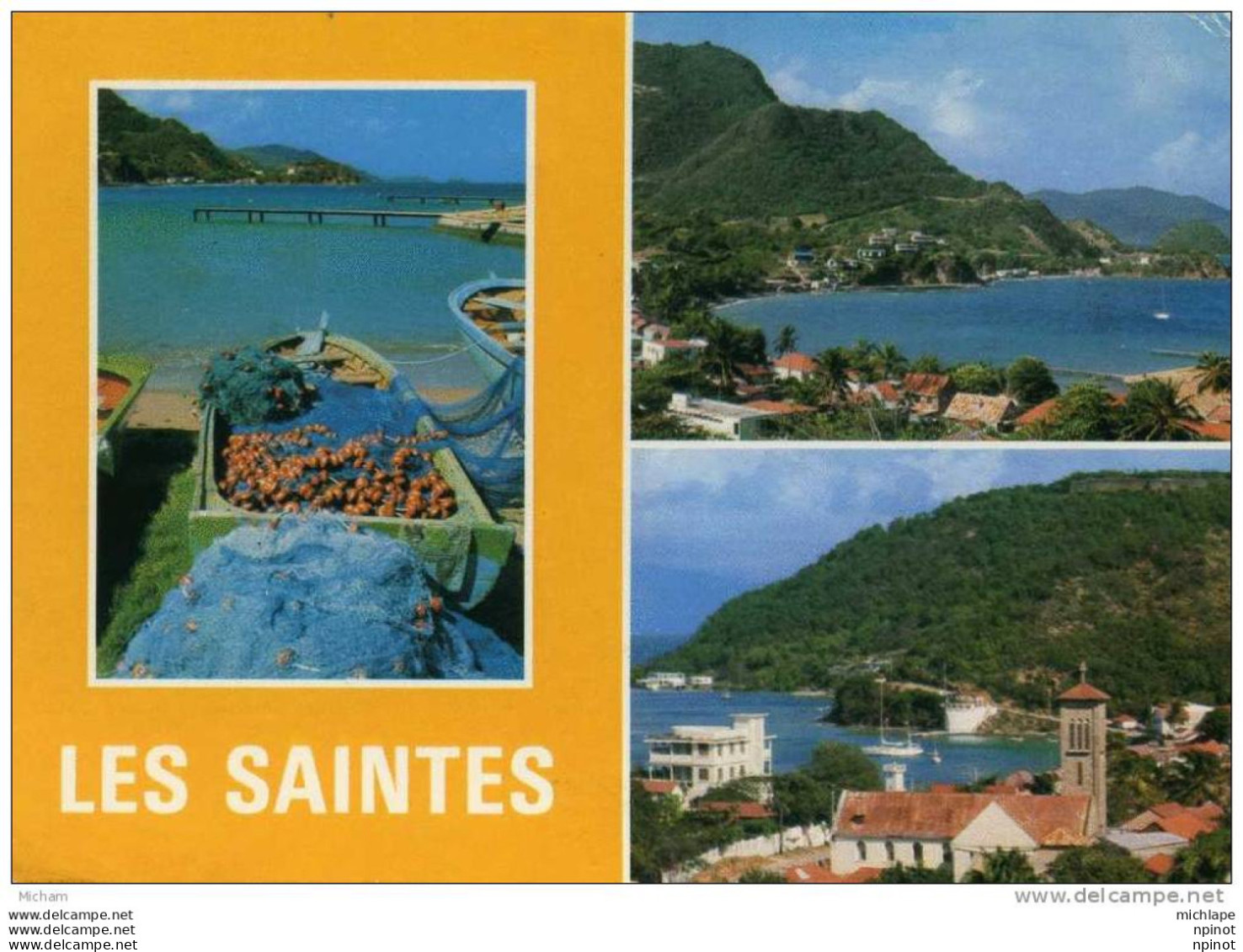 CPM  97 GUADELOUPE LES SAINTES  MULTIVUES - Andere & Zonder Classificatie