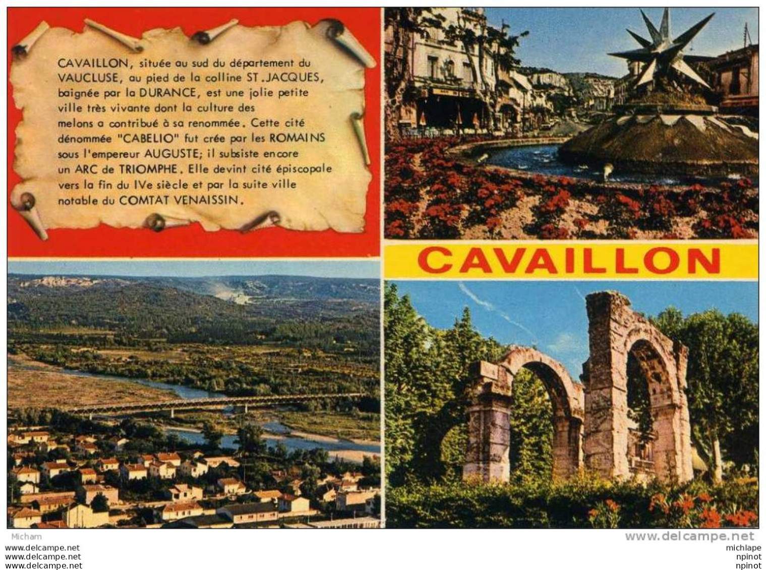 CPM 84  CAVAILLON  MULTIVUES   PARFAIT ETAT - Cavaillon