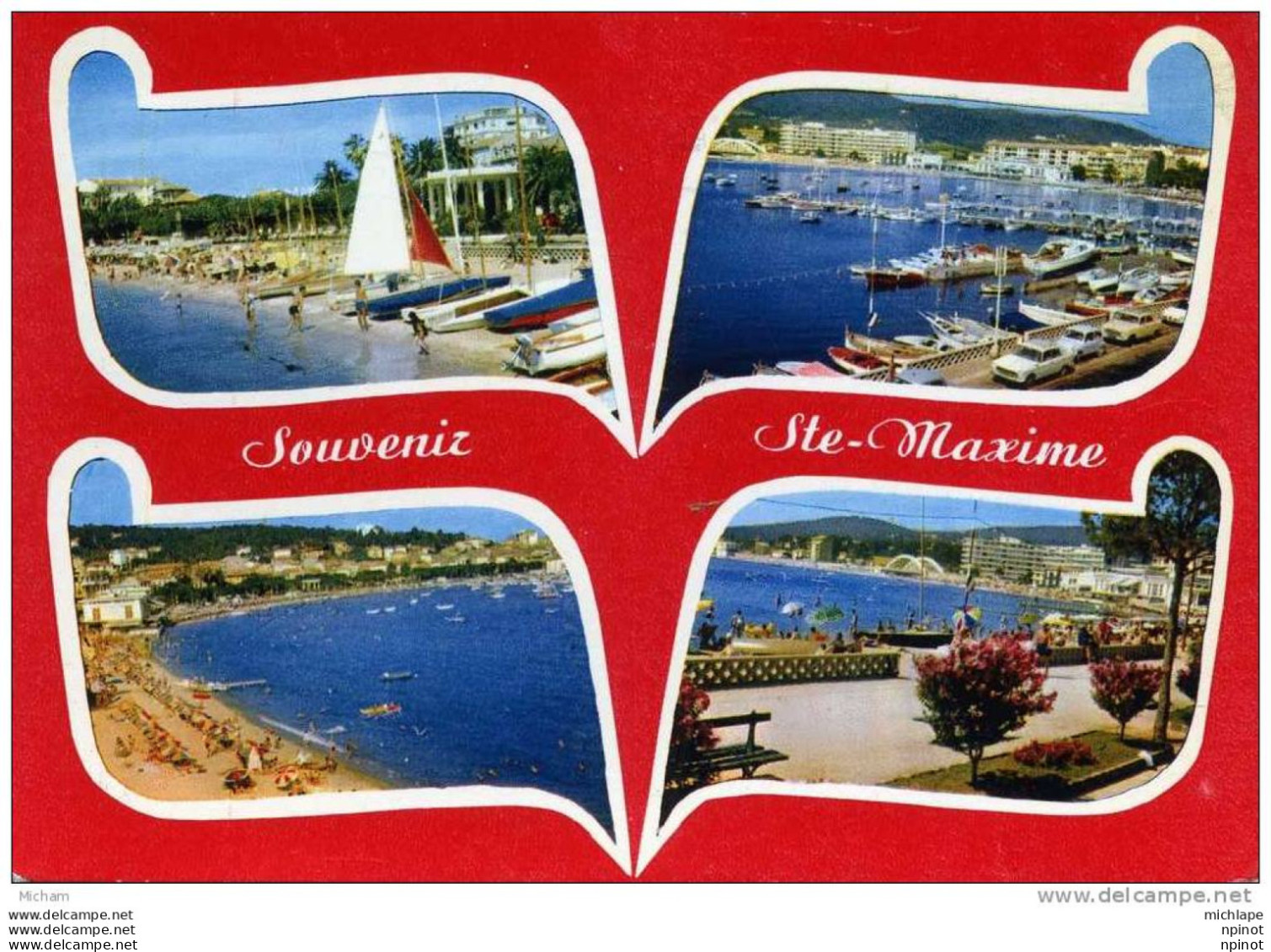 CPM 83 SAINTE  MAXIME  MULTIVUES   PARFAIT ETAT - Sainte-Maxime