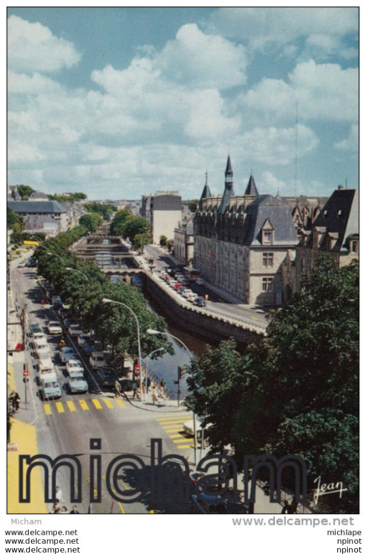 CPM  29 QUIMPER LA PREFECTURE  ET PONT SUR L'ODET  TB ETAT - Quimper