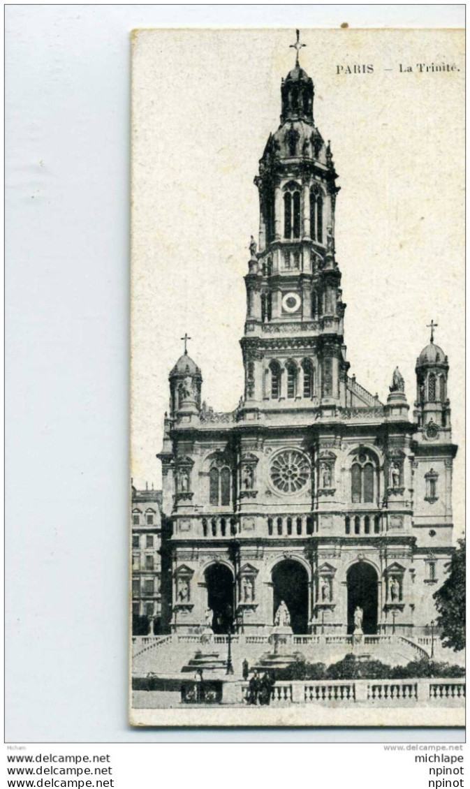 CPA  75 PARIS 9 Em EGLISE DE LA TRINITE  7X13 Cm    PARFAIT ETAT - District 09