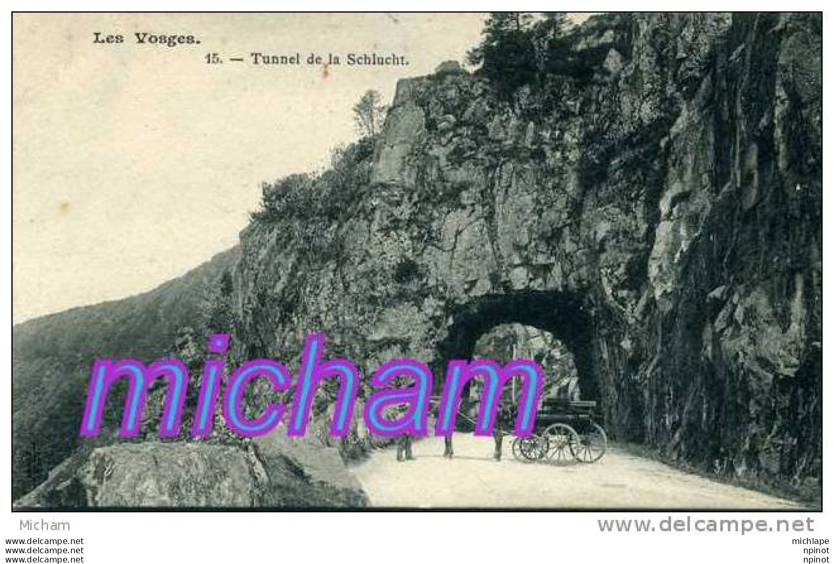 CPA  88    LA SCHLUCHT   LE TUNNEL  PARFAIT ETAT - Other & Unclassified