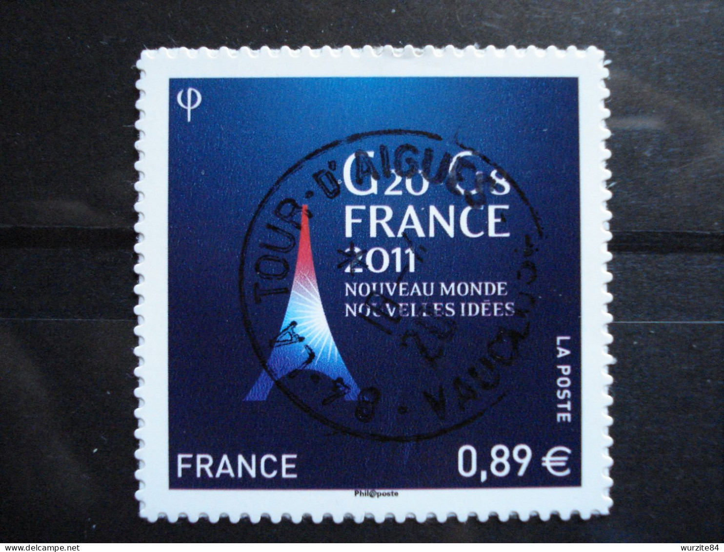 598 Timbre Oblitéré ****** Avec Cachet Rond      G20 G8 France 2011      Année  2011 - Oblitérés