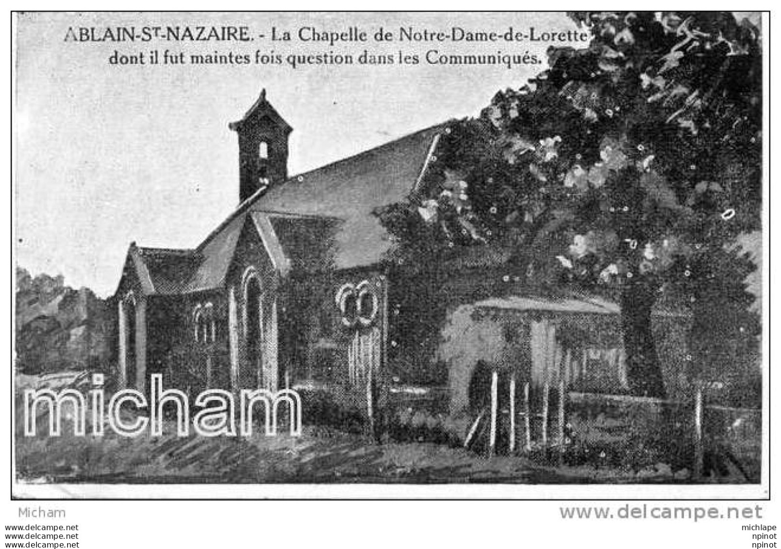 CPA 62   14-18   NOTRE DAME DE LORETTE  ABLAIN ST NAZAIRE   PARFAIT ETAT - Sonstige & Ohne Zuordnung