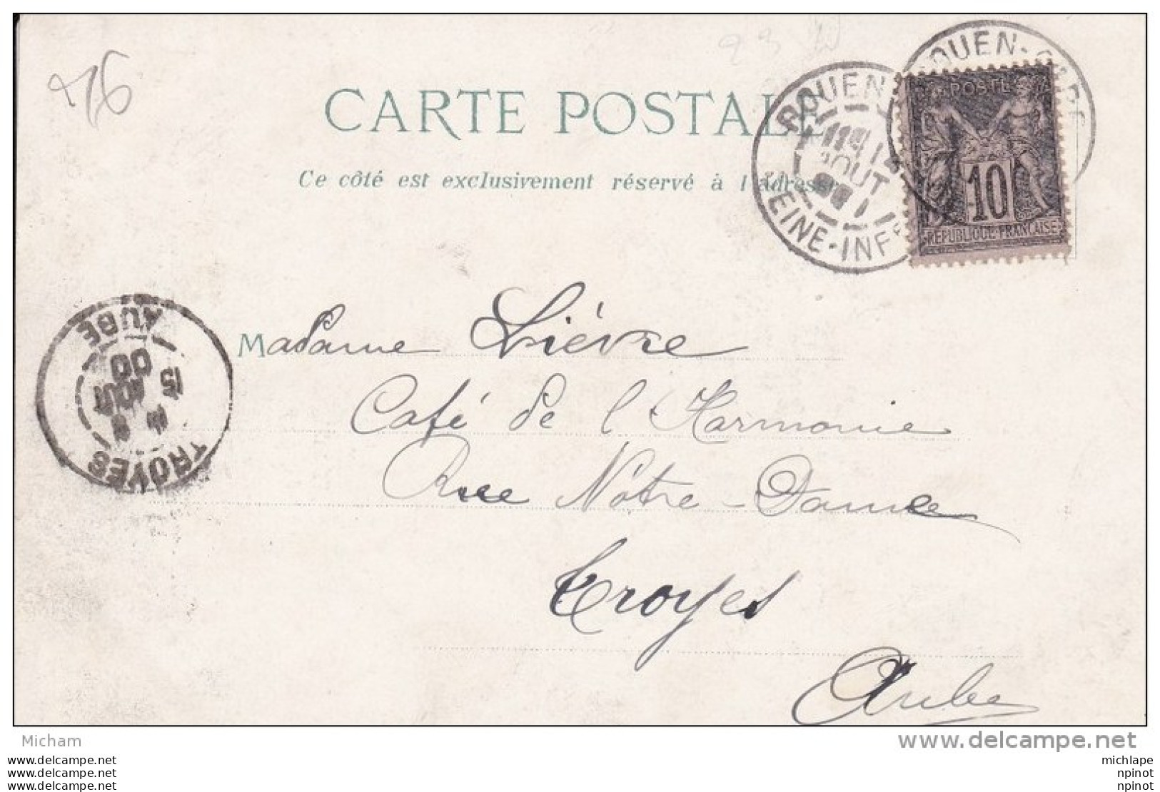 CPA  76 ROUEN   PIONNIERE  DE 1900    MULTIVUES  TB ETAT - Rouen