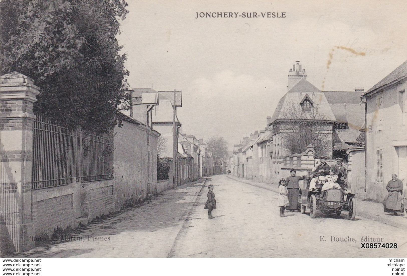 Cpa 51 Jonchery Sur Vesle  Tres Bon Etat - Jonchery-sur-Vesle