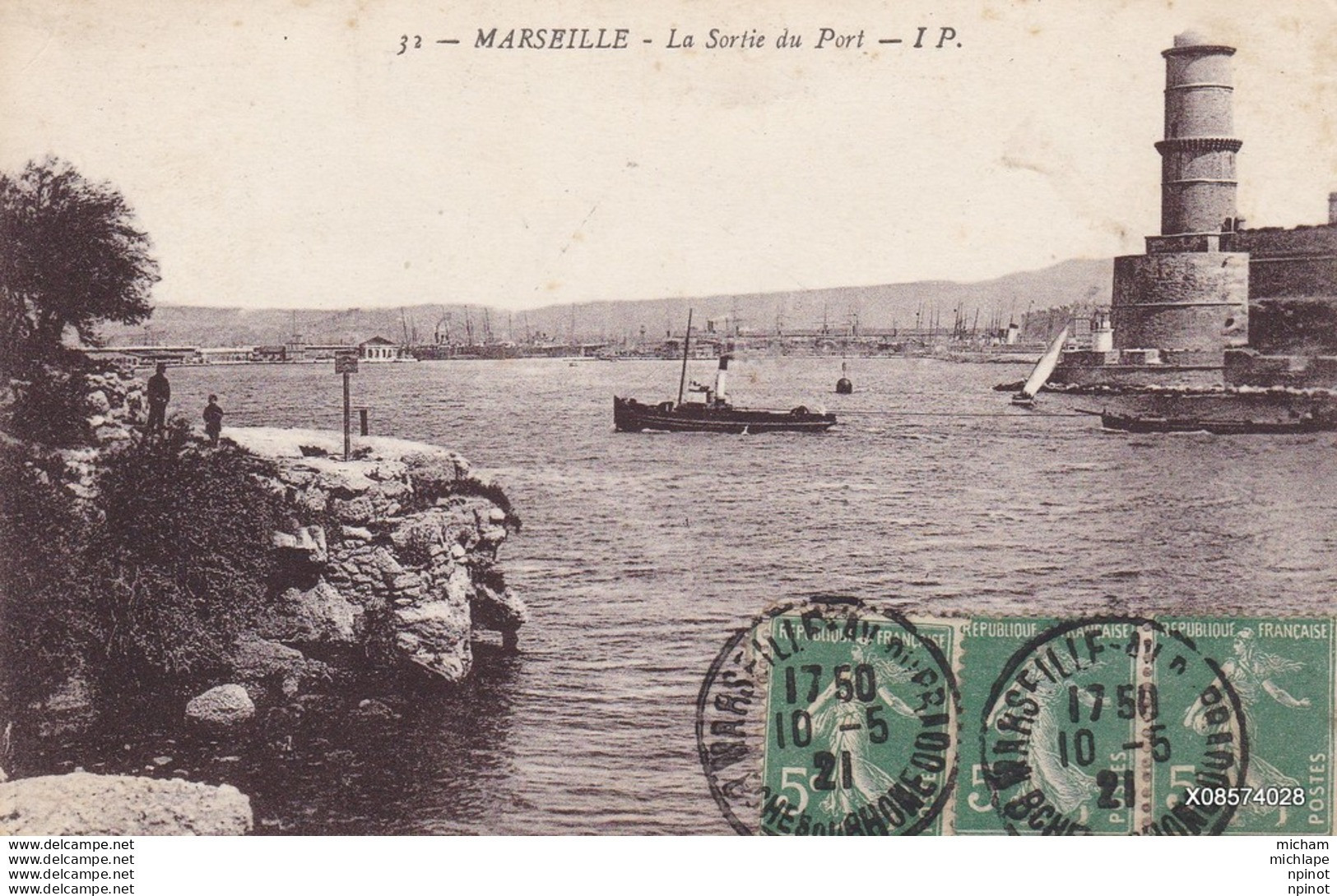 Cpa 13 Marseille   Sortie Du Port  Tres Bon Etat - Old Port, Saint Victor, Le Panier