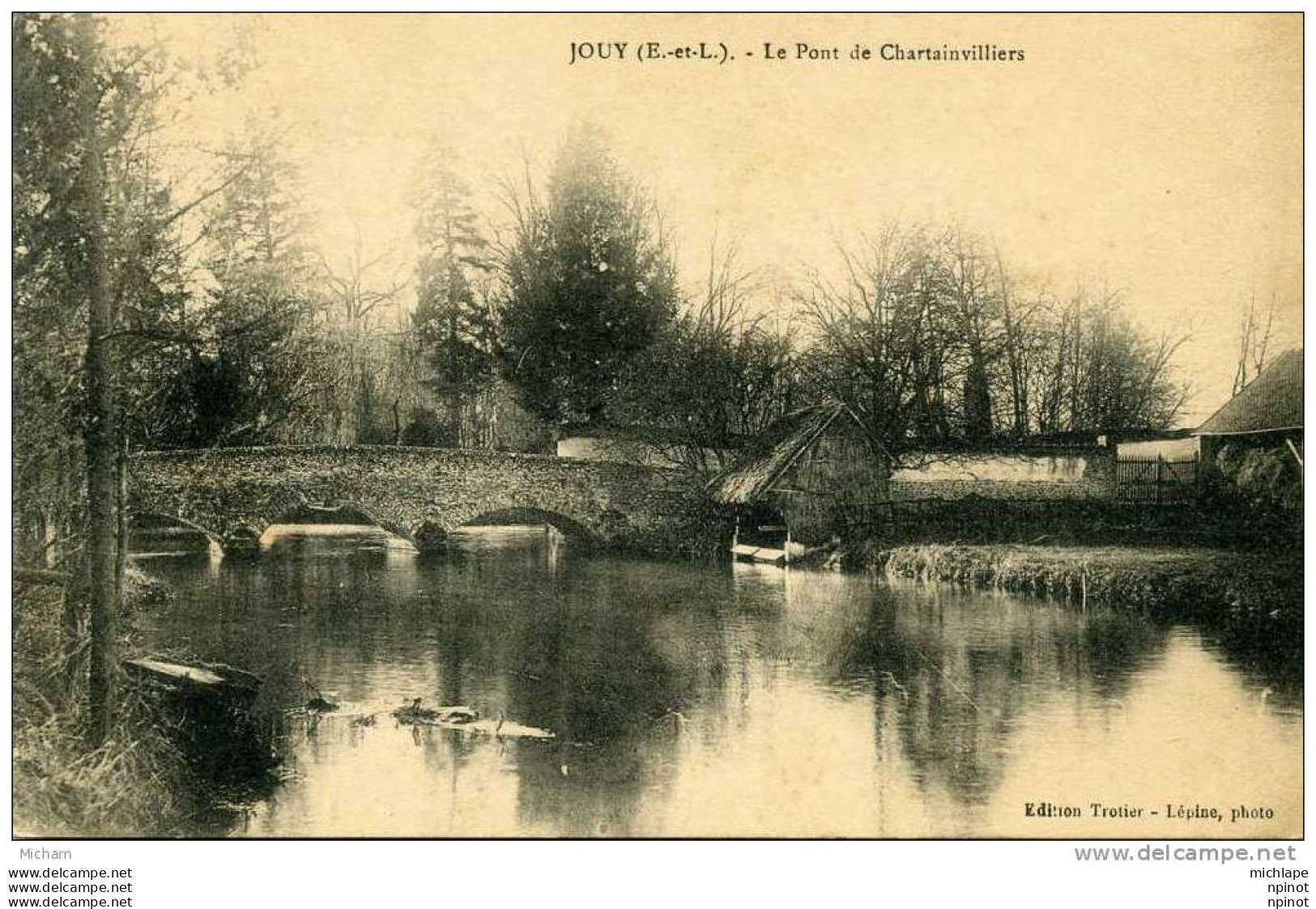 CPA 28 JOUY LE PONT DE CHARTAINVILLIERS PARFAIT ETAT - Autres & Non Classés