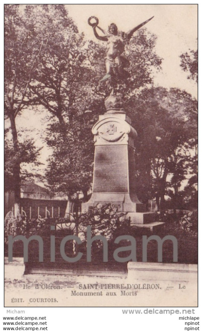 CPA  17  ST PIERRE  D'OLERON  MONUMENT TB ETAT - Saint-Pierre-d'Oleron