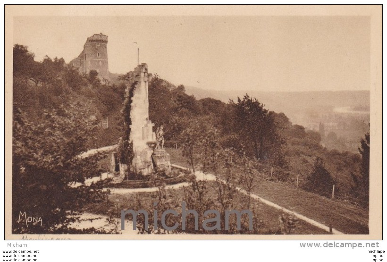 CPA 76 MOULINEAUX   MONUMENT   TB ETAT - Autres & Non Classés