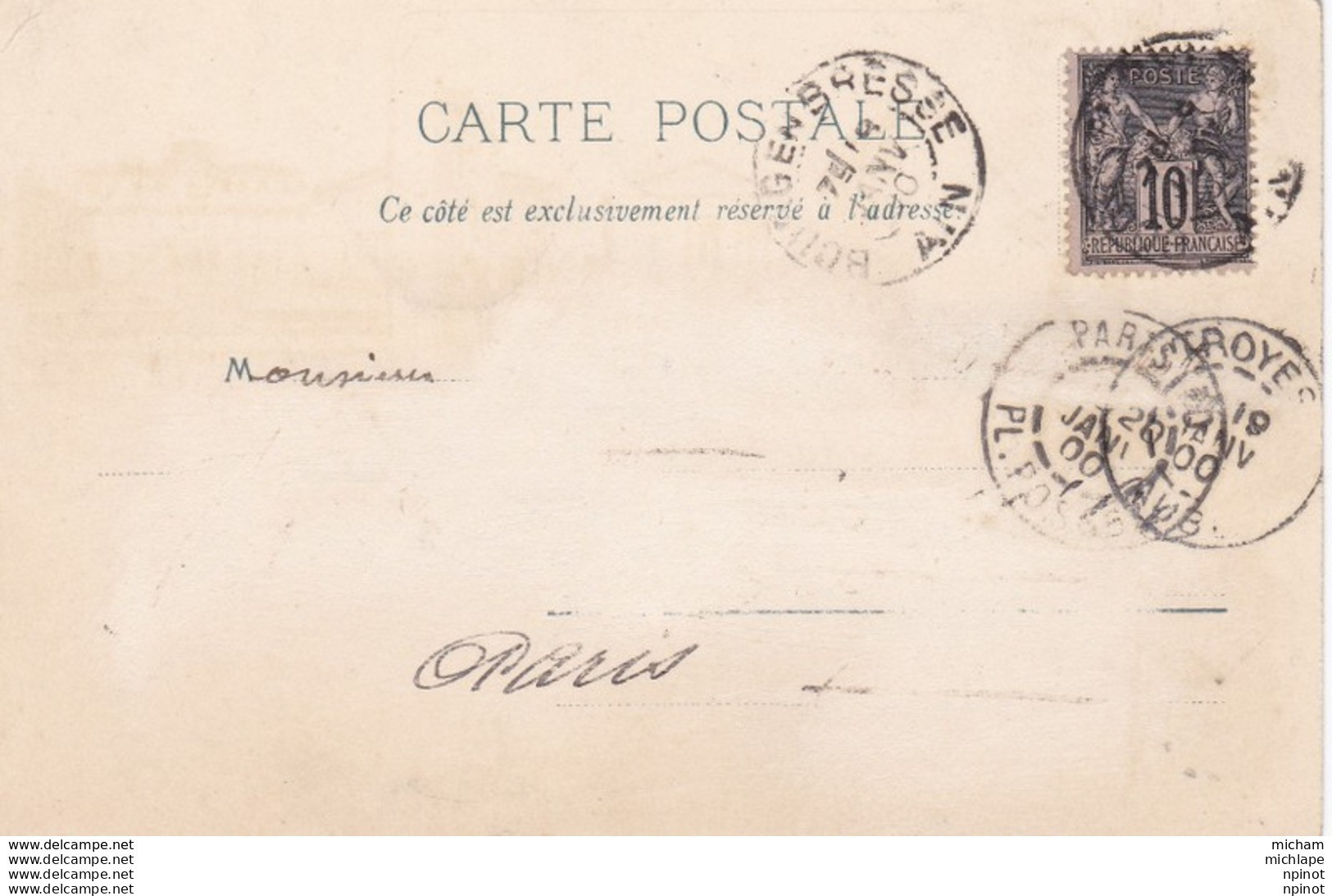 C P A 01- BOURG   - PRECURSEUR  De 1900 Daté  Cachet Postal - Multivues - Tb Etat - Sonstige & Ohne Zuordnung