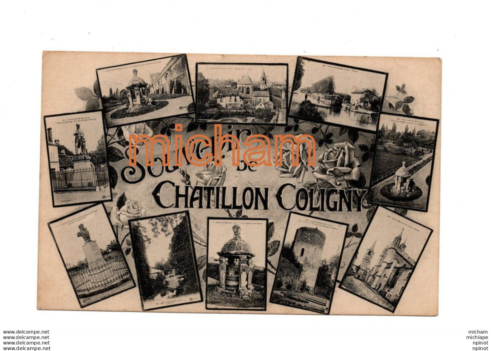 CPA  45 CHATILLON COLIGNY  Multivues - Chatillon Coligny