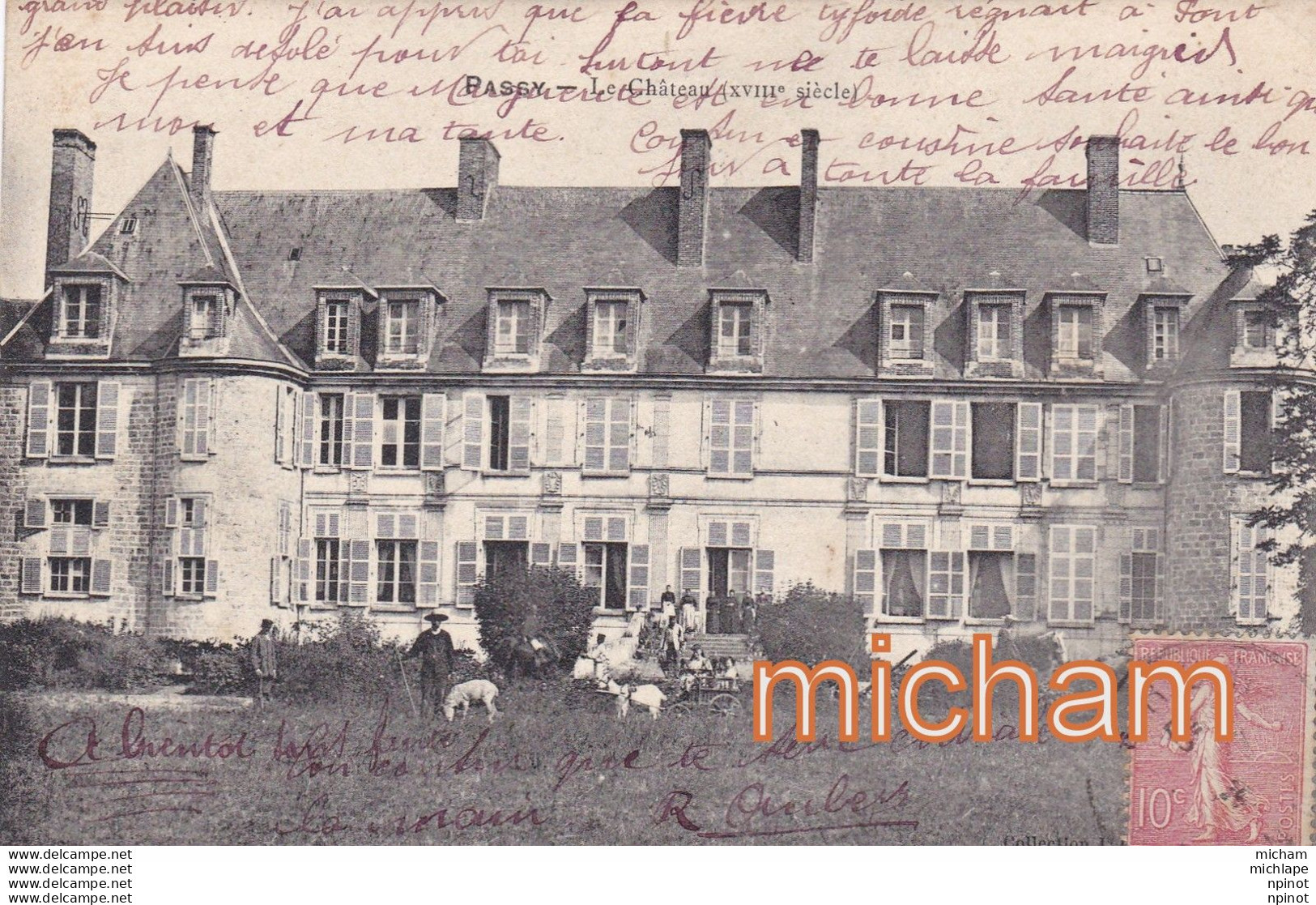 C P A   89  Passy Le  Chateau XVIII Em - Other & Unclassified