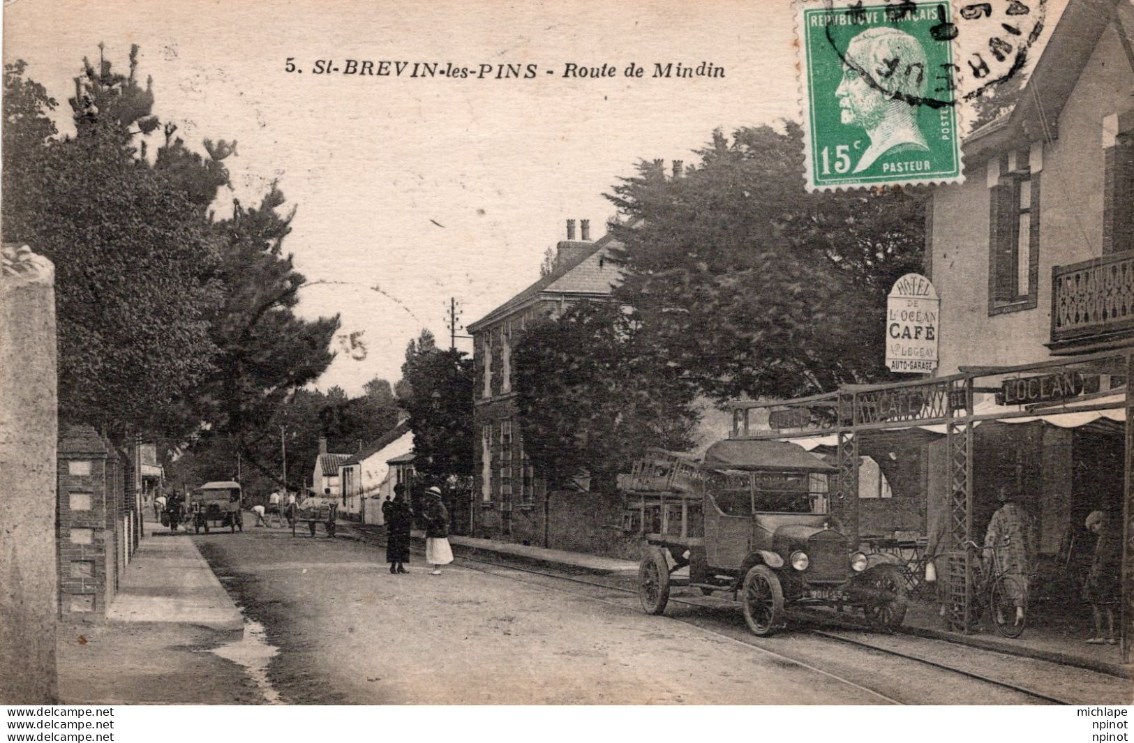 C P A - 44 -  SAINT - BREVIN - LES  PINS -   Route De Mindin - Saint-Brevin-les-Pins