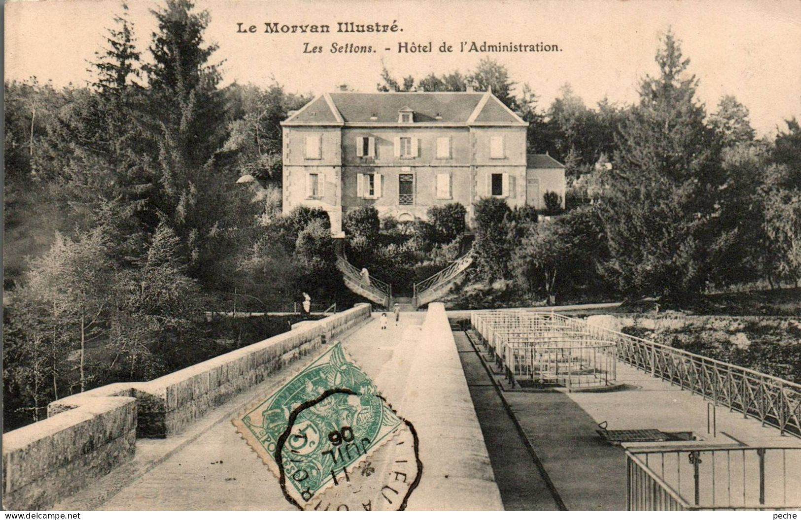 N°3087 W-cpa Les Settons -hôtel De L'administration - Autres & Non Classés