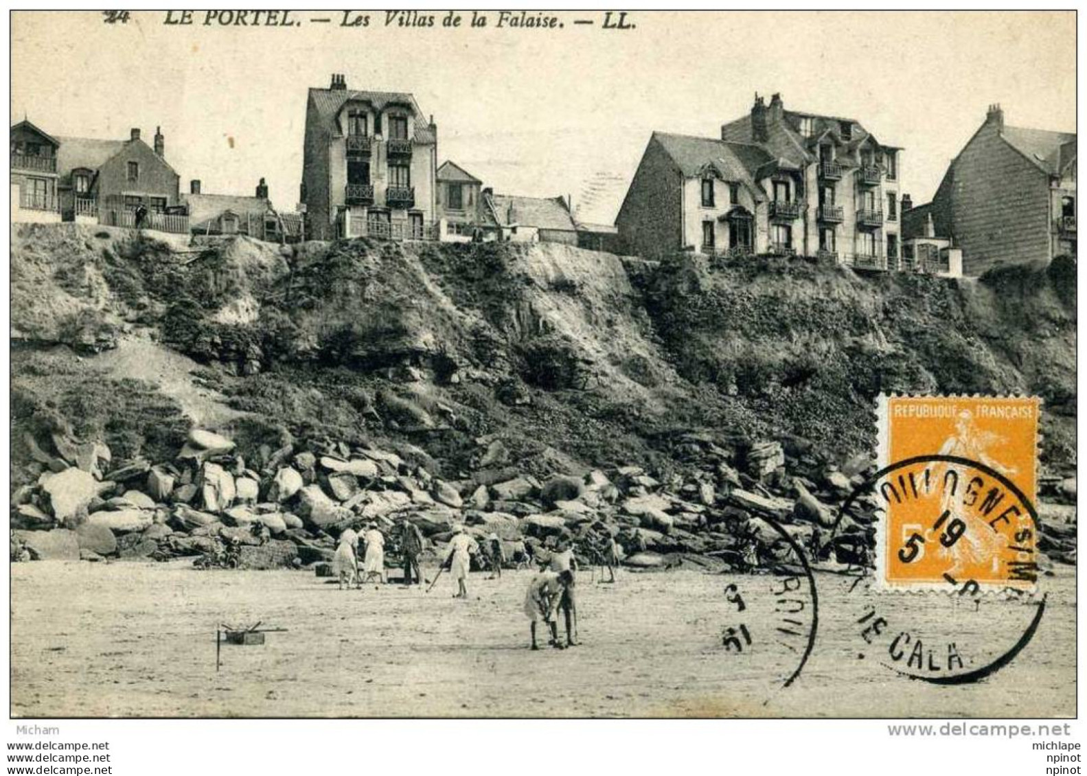 CPA  62 LE PORTEL    LES VILLAS DE LA  FALAISE  PARFAIT ETAT - Le Portel