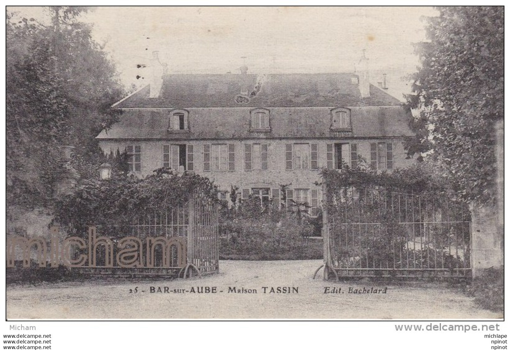 CPA  10   BAR SUR AUBE   MAISON TASSIN   TB ETAT - Bar-sur-Aube