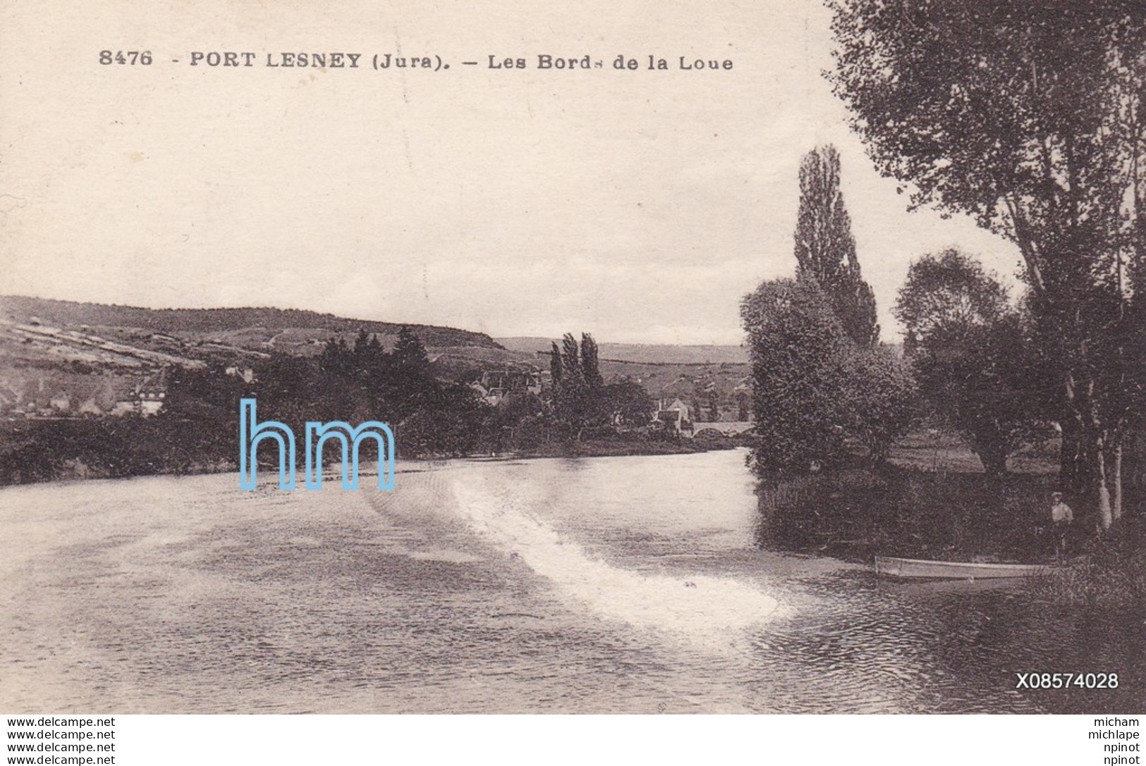 CPA 39 JURA  PORT LESNEY LES BORDS DE LA LOUE T B ETAT - Other & Unclassified