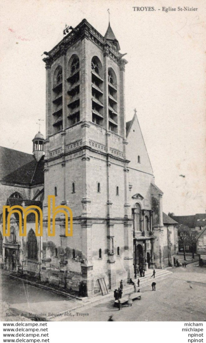 C P A 10   TROYES -  église Saint Nizier - Troyes