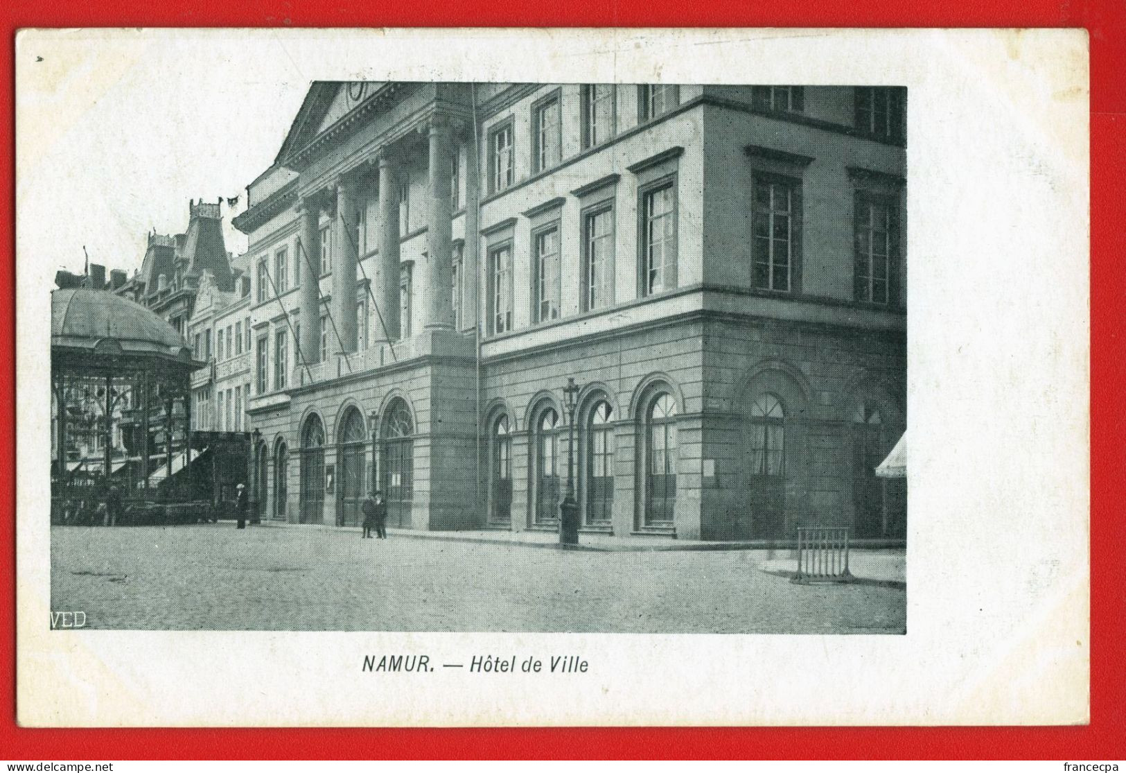 956 - BELGIQUE - NAMUR - Hôtel De Ville  - DOS NON DIVISE - Namur