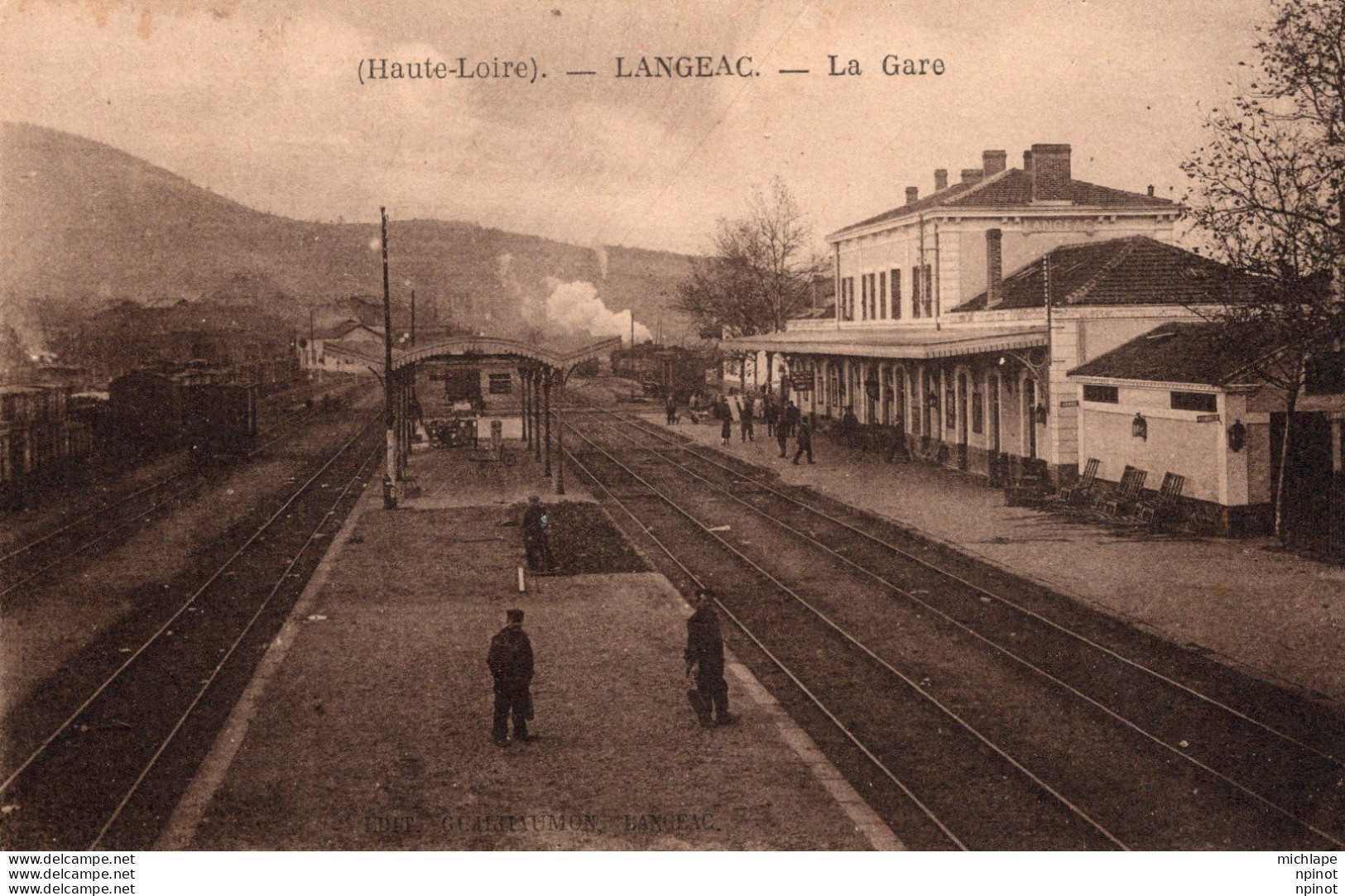CPA - 43 -  LANGEAC - La Gare - Langeac