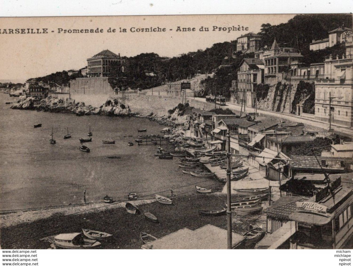 C P A   - 13  -  MARSEILLE  - Promenade  De La  Corniche -anse Du Prophete - Alter Hafen (Vieux Port), Saint-Victor, Le Panier