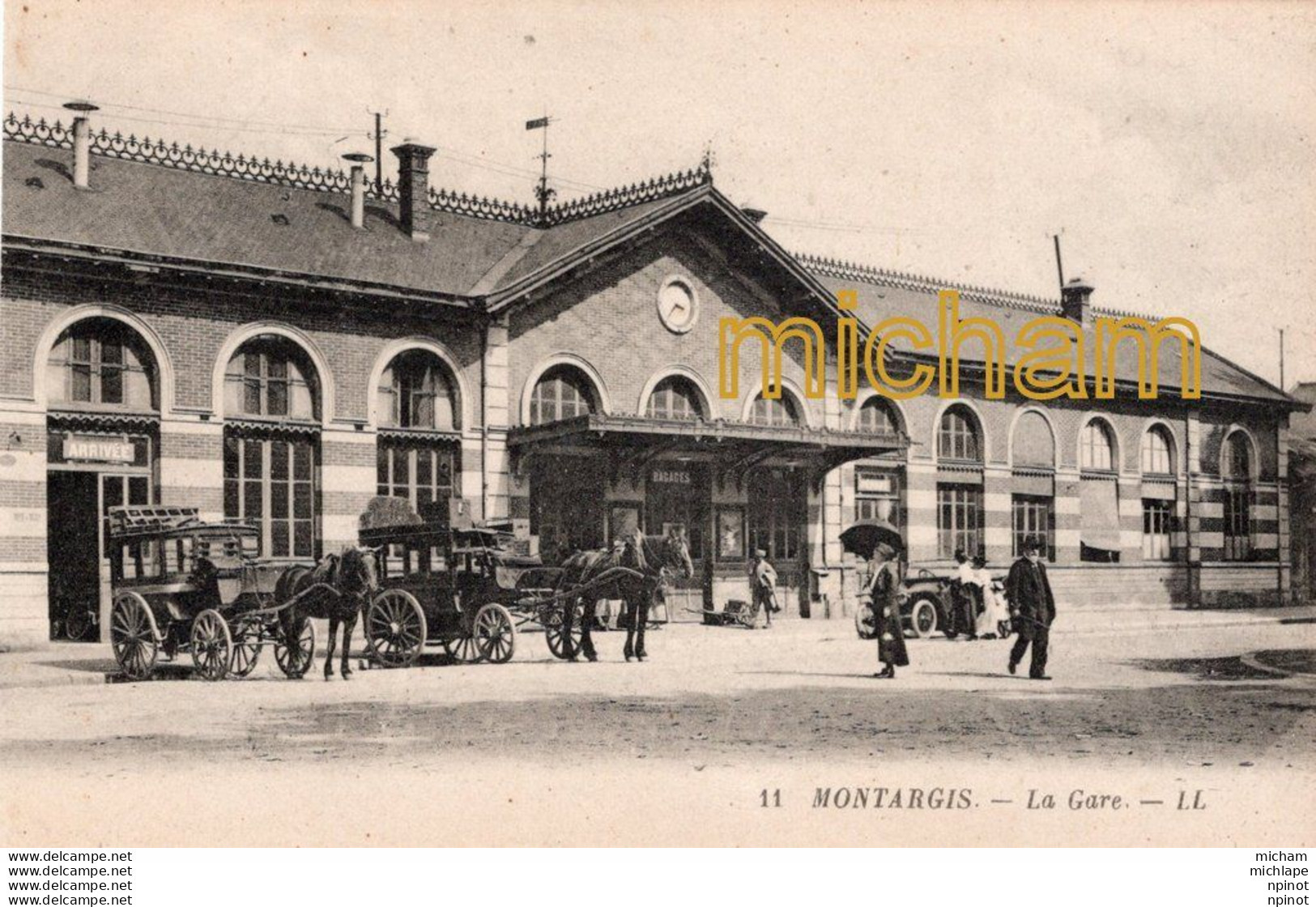 C P A   -  45  - MONTARGIS  -  La Gare - Montargis