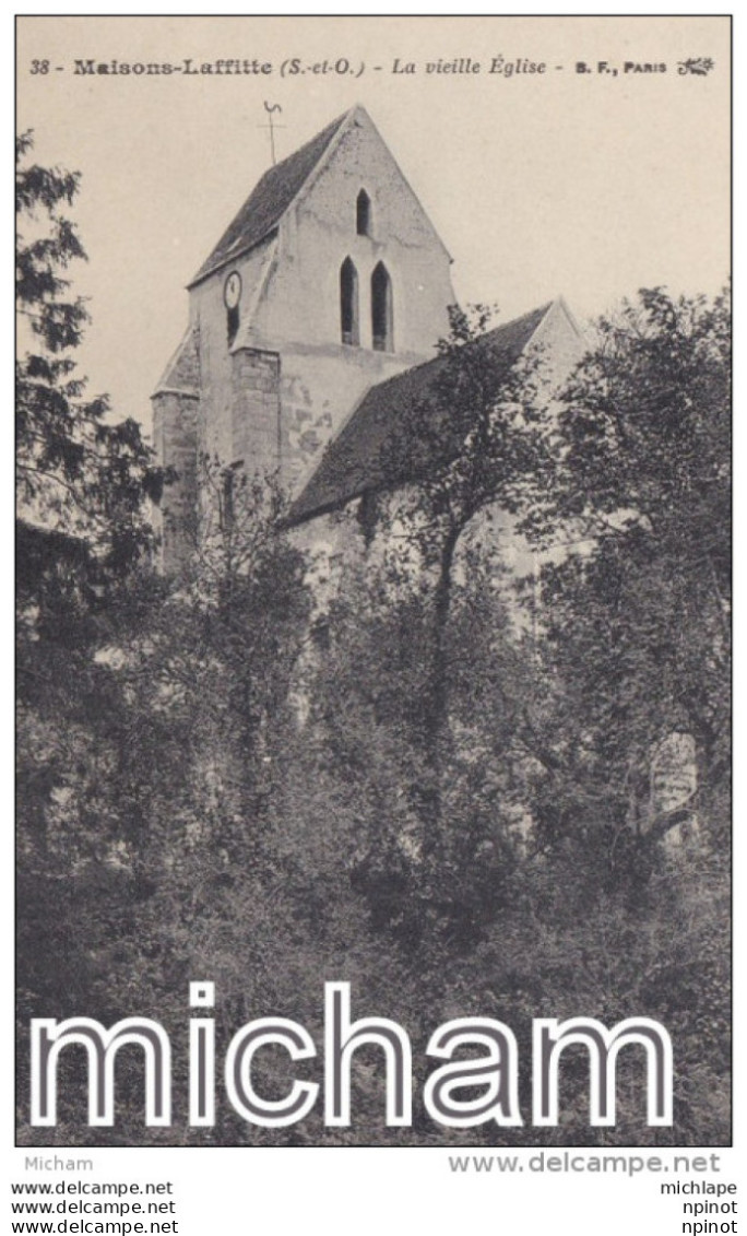 CPA 78 MAISON  LAFITTE VIEILLE  EGLISE  TB ETAT - Maisons-Laffitte