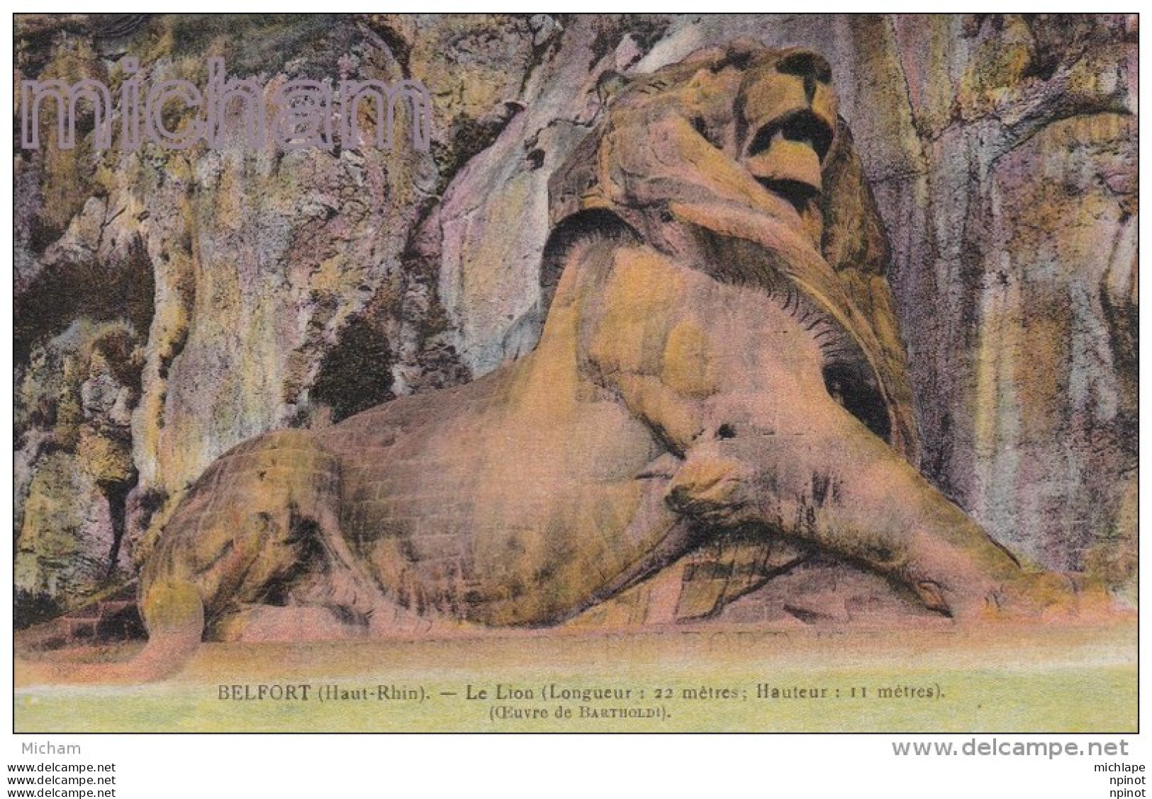 CPA  90  BELFORT LE LION   TB ETAT - Belfort – Le Lion
