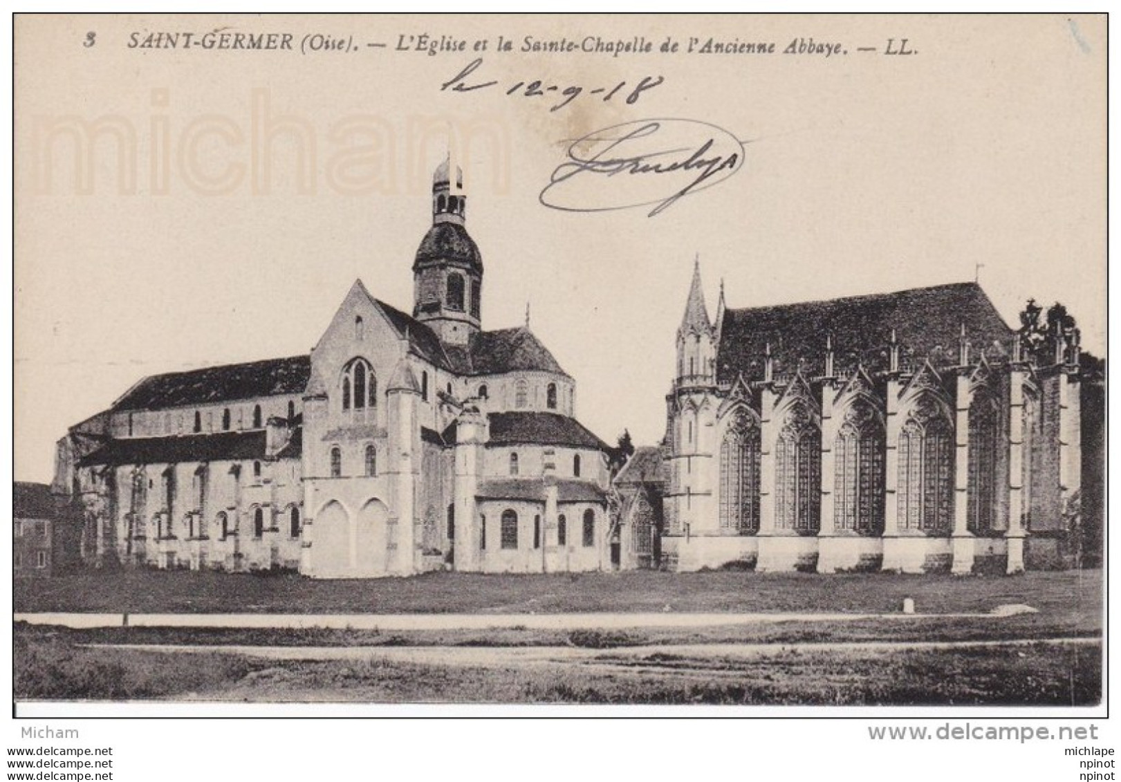 CPA   60     SAINT  GERMER EGLISE ET CHAPELLE TB  ETAT - Autres & Non Classés