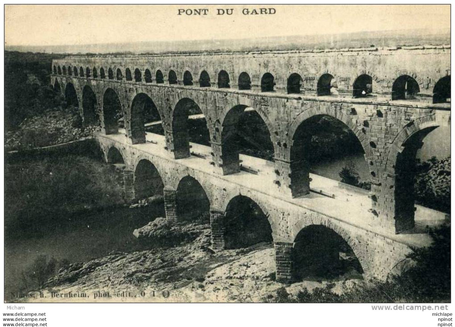 CPA  30  LE PONT DU GARD    PARFAIT ETAT - Other & Unclassified