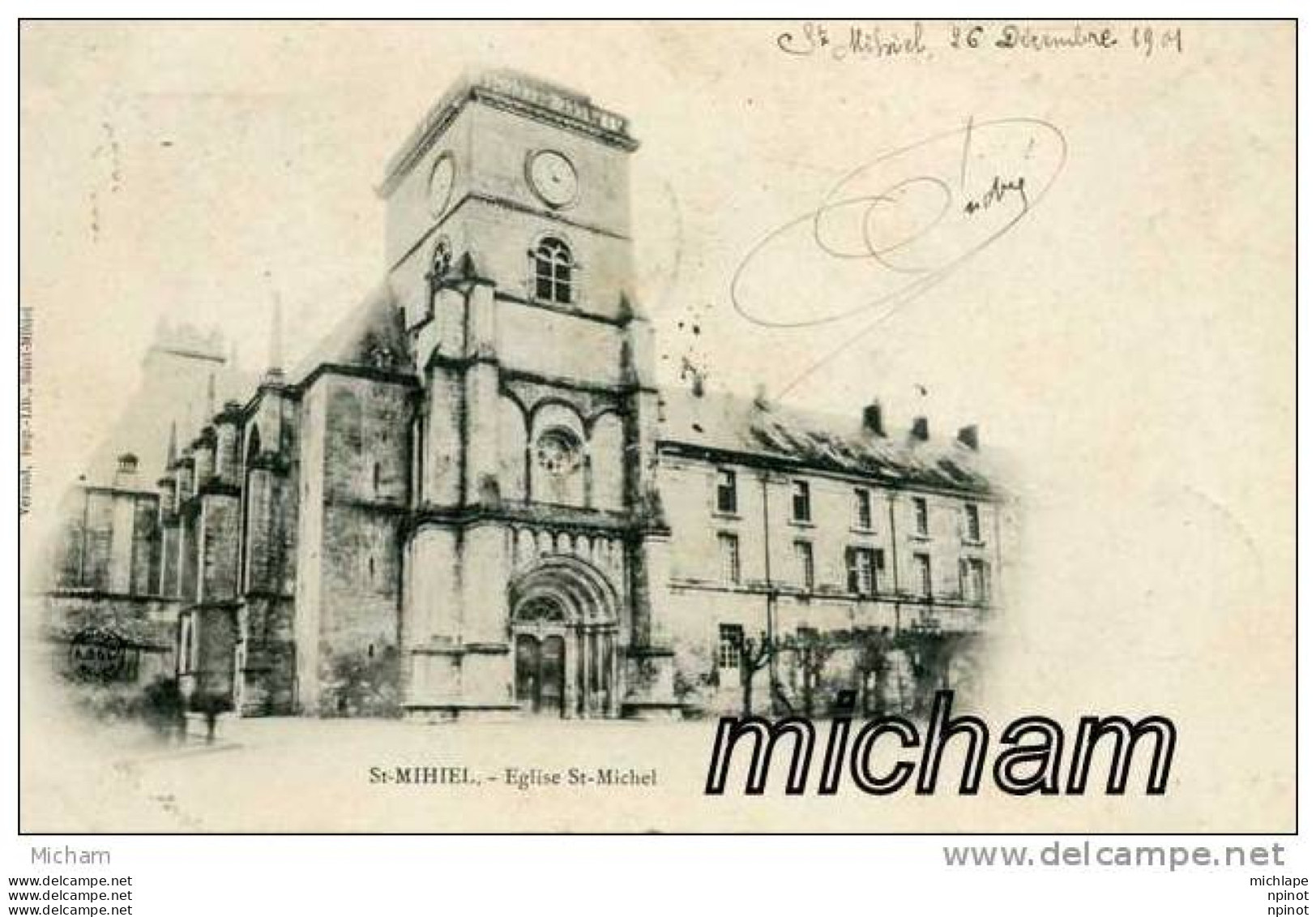 CPA  55   ST MIHIEL  EGLISE ST MICHEL    PARFAIT ETAT - Saint Mihiel