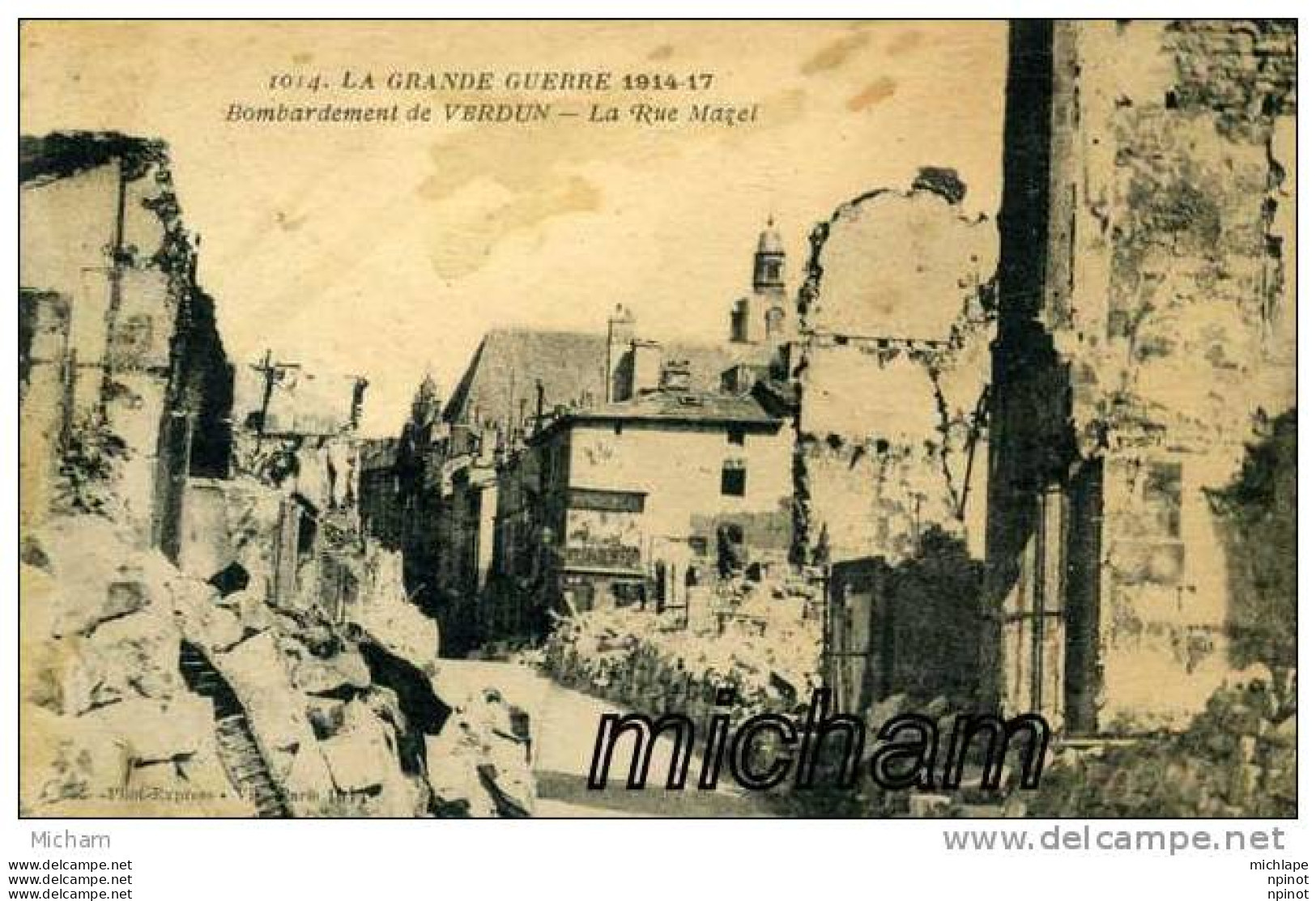 CPA  55  VERDUN  14 -18  RUE MARCEL - Verdun