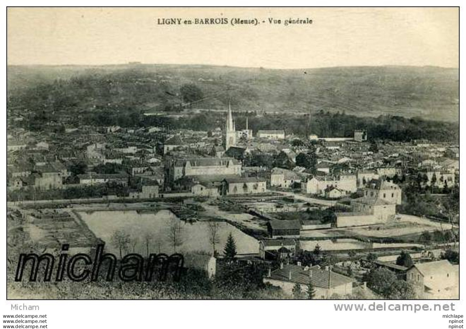 CPA  55  LIGNY EN BARROIS    VUE GENERALE       TB ETAT - Ligny En Barrois