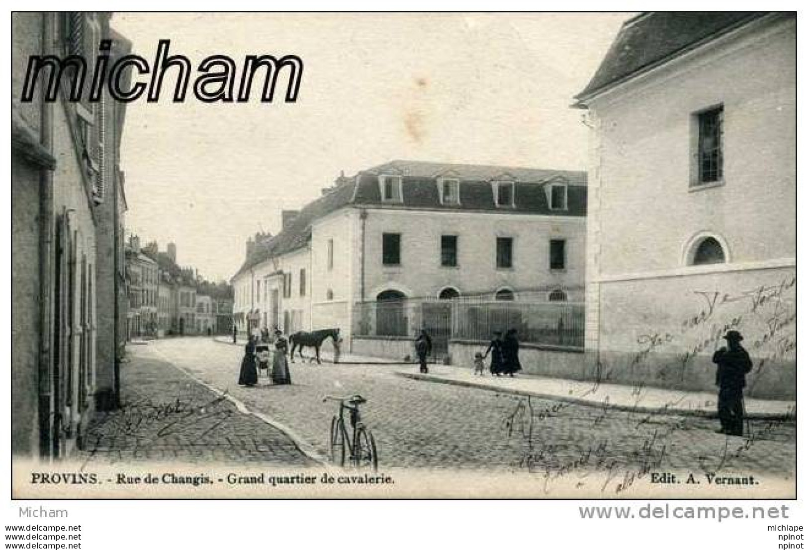 CPA 77  PROVINS   RUE DE CHANGIS  ANIMATION    PARFAIT ETAT - Provins