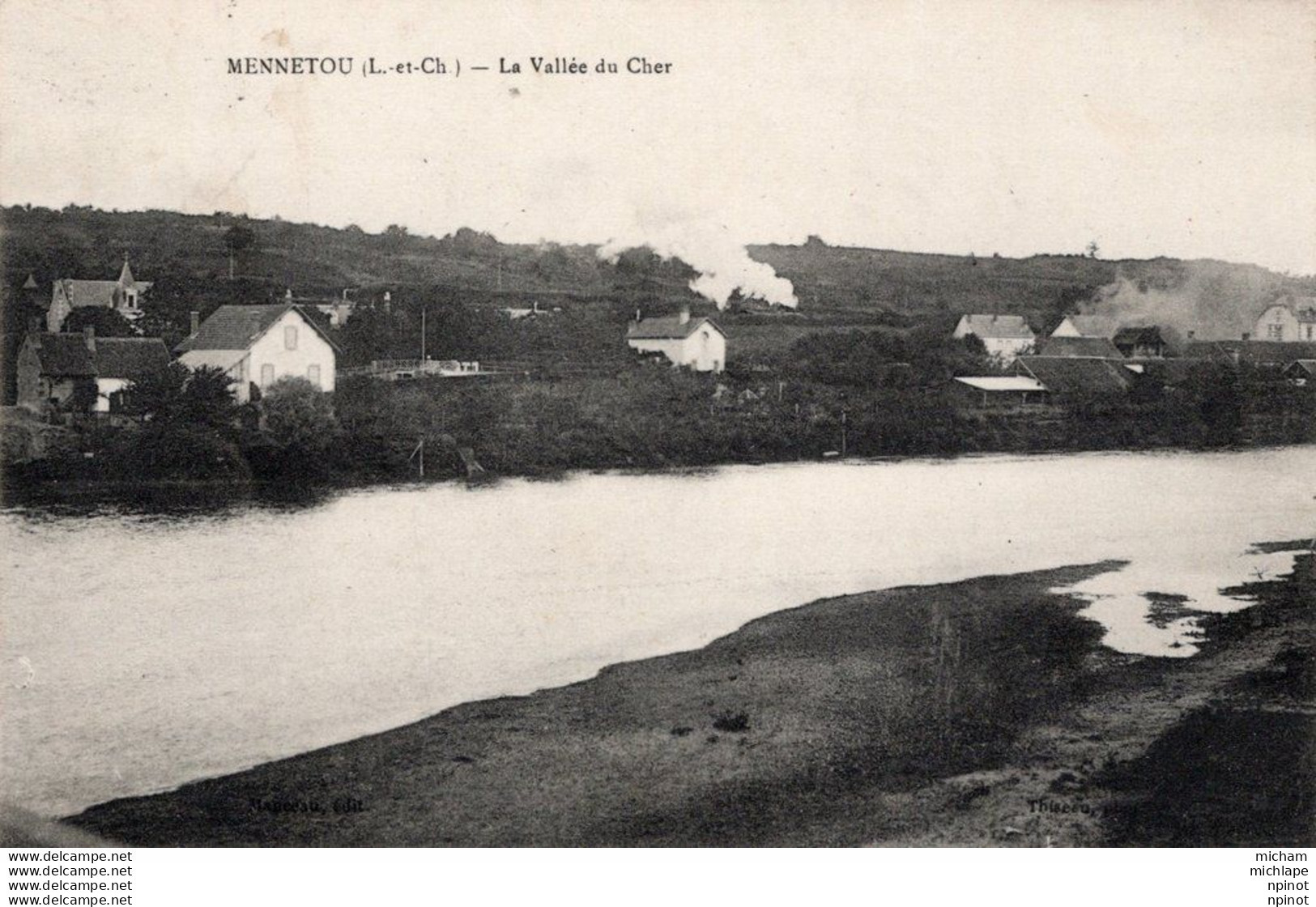 C P A   41 -   MENNETOU  -  SUR - CHER -  La Vallée Du Cher - Other & Unclassified