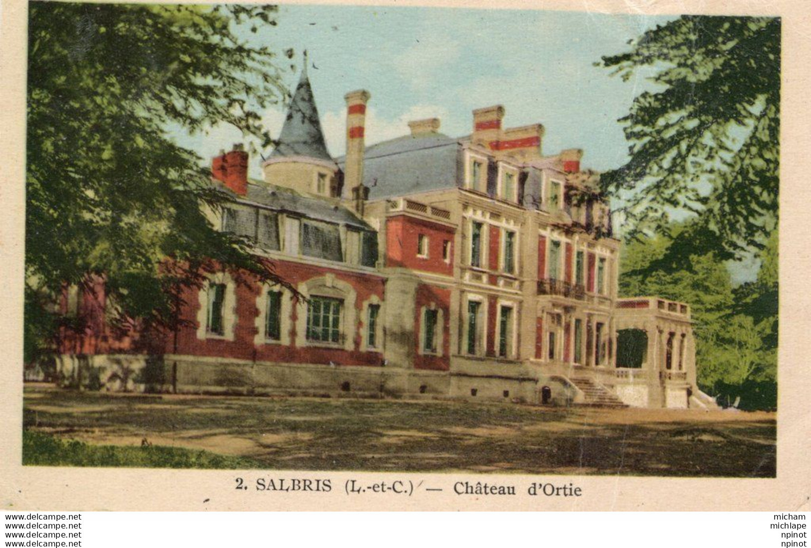 C P A   41 - SALBRIS -   Chateau D'ortie - Salbris