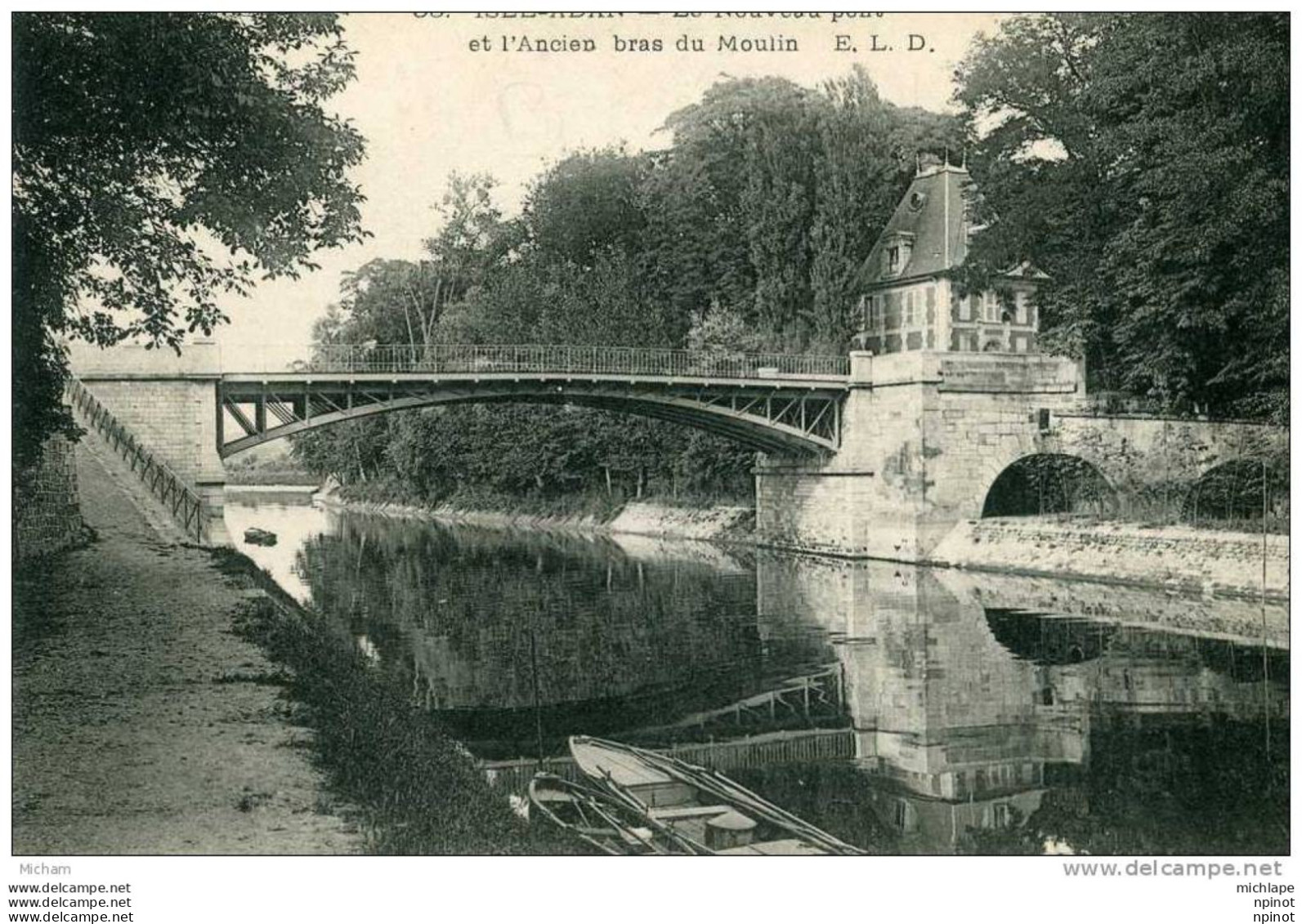 CPA  95   L'ISLE ADAM  LE NOUVEAU PONT   PARFAIT ETAT - L'Isle Adam