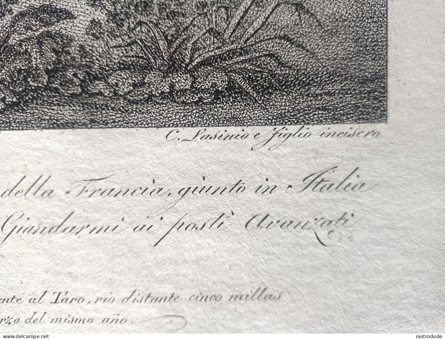1800 - 1815 INCISIONE  CARLO LASINIO (1759 - 1838)  - LIBERAZIONE DI PAPA PIO VII  DALLA CATTIVITÀ FRANCESE - Estampes & Gravures