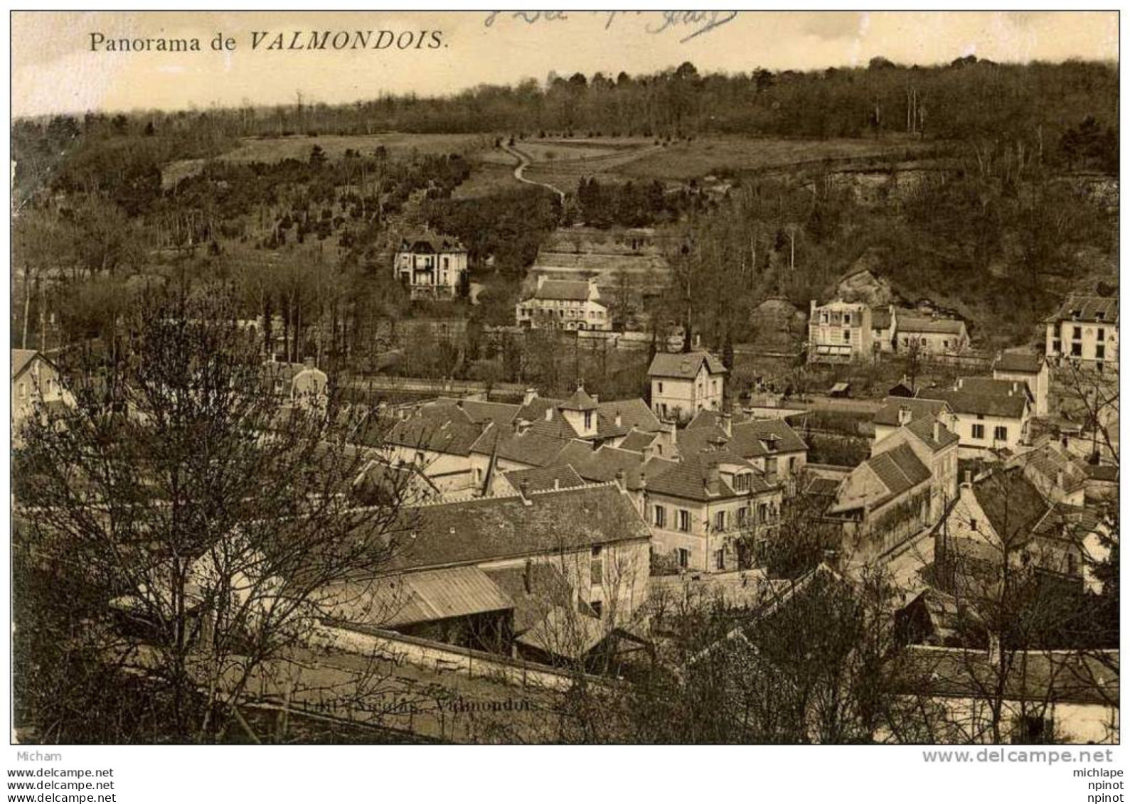 CPA  95    VALMONDOIS  PANORAMA   PARFAIT ETAT - Valmondois