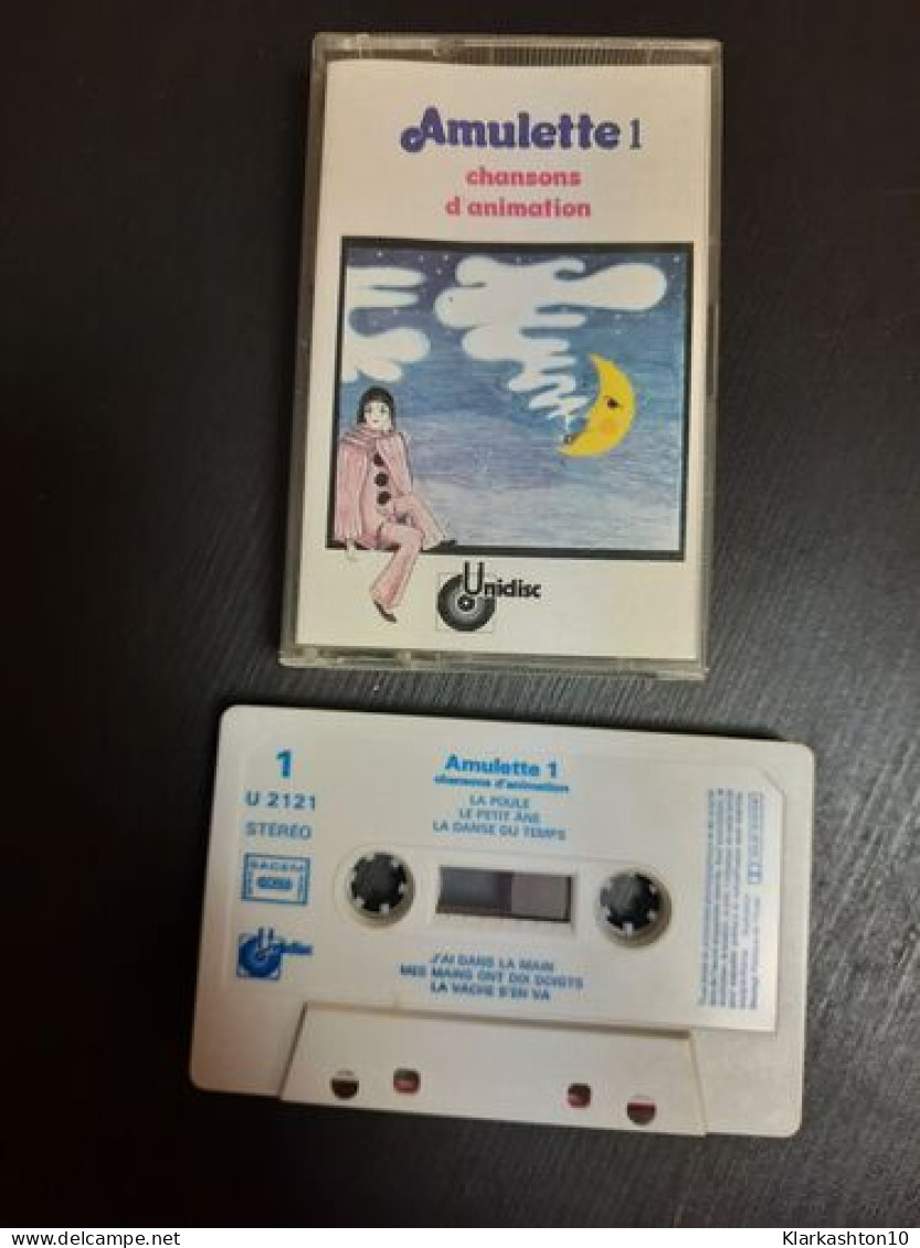 K7 Audio : Amulette 1 - Chansons D'Animation - Cassettes Audio