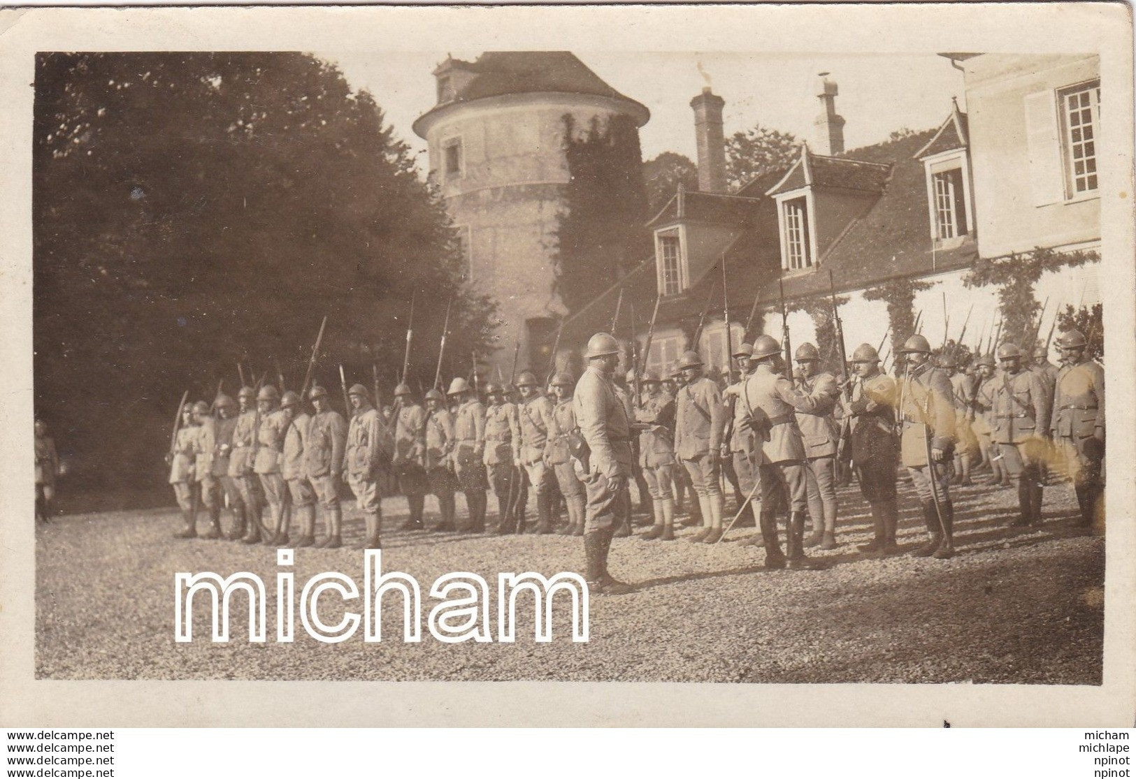 C P A Theme Carte  Photo Militaires  A Identifier - Guerre 1914-18