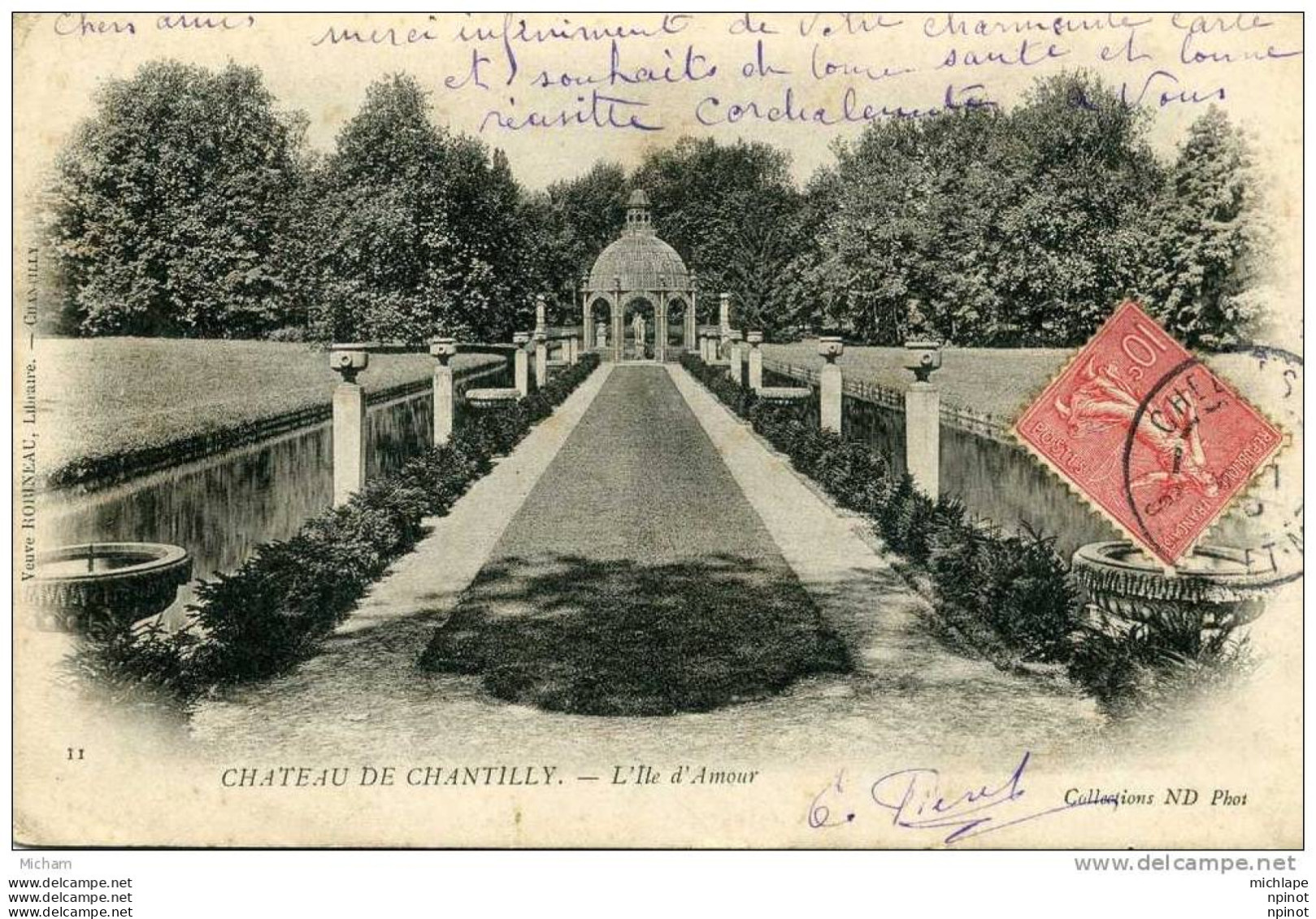 CPA 60   CHANTILLY  L'ILE  D'AMOUR    PARFAIT ETAT - Chantilly