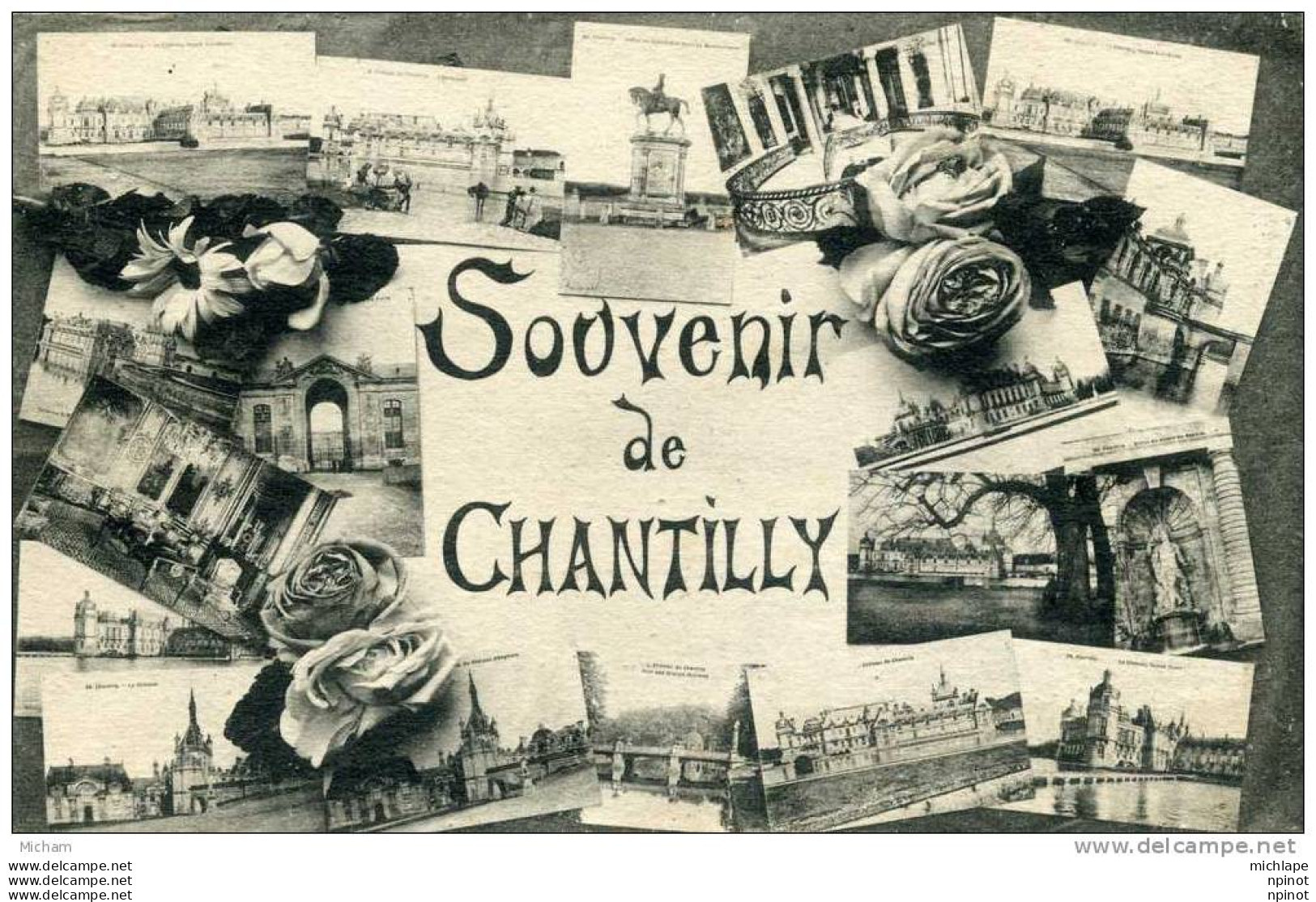 CPA 60   CHANTILLY   MULTIVUES   PARFAIT ETAT - Chantilly