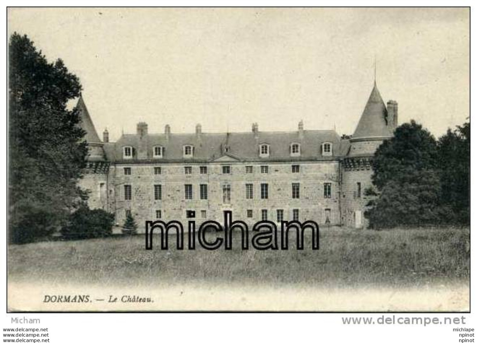 CPA 51     DORMANS  LE CHATEAU   TRES BON ETAT - Dormans