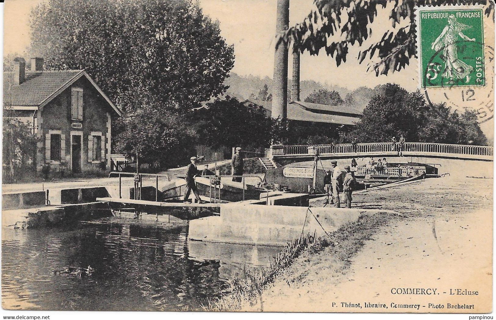 55 COMMERCY - L'Ecluse - Péniche - Animée - Commercy