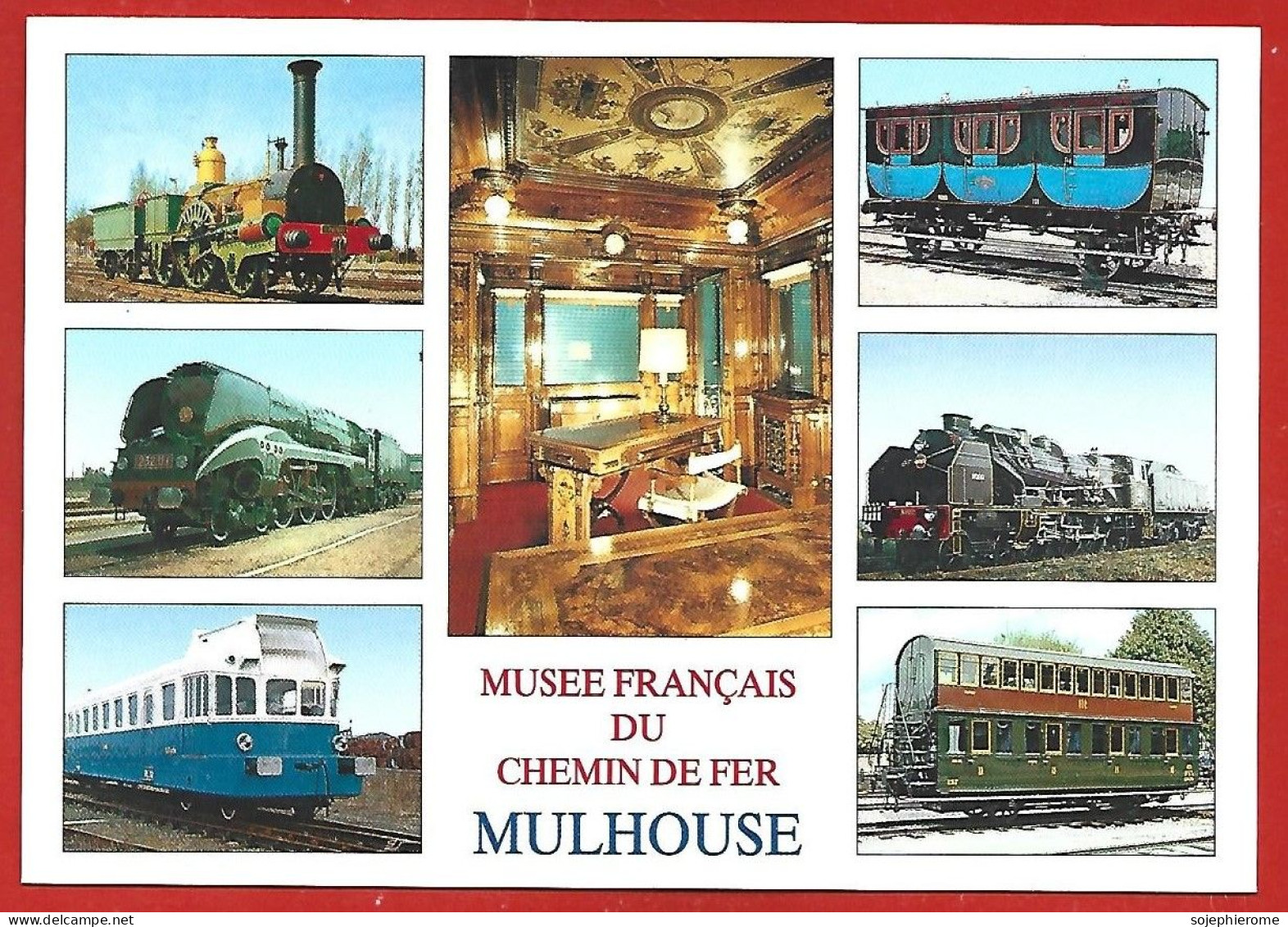 Mulhouse (68) Musée Français Du Chemin De Fer Locomotives 2scans - Mulhouse